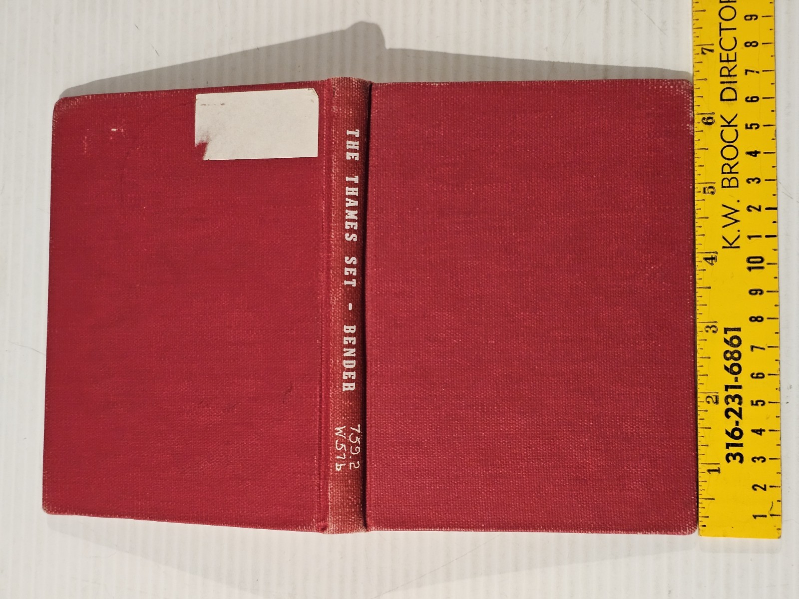 The Thames Set James McN. Whistler Alden Galleries 1933 HC, Ex-library RARE. 12.