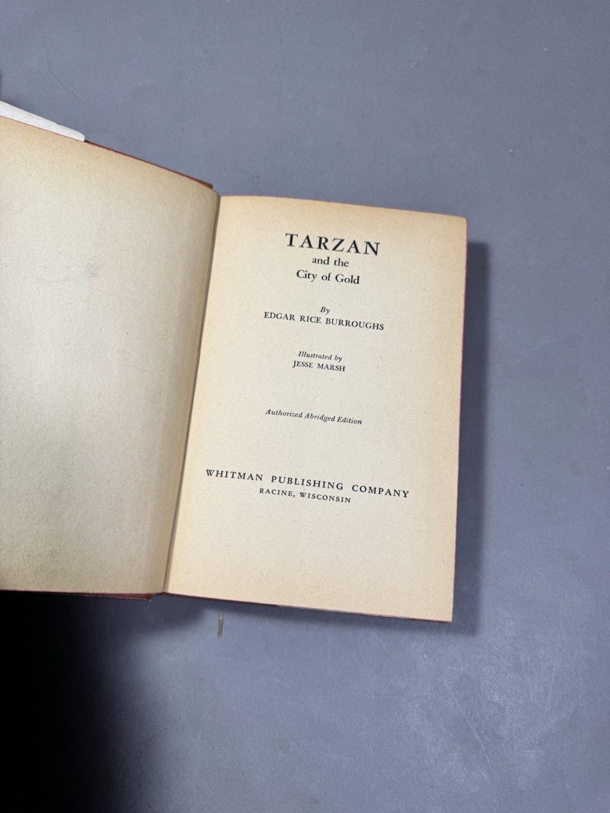 Lot of Vintage Tarzan Big Little Books Whitman Publishing Company
