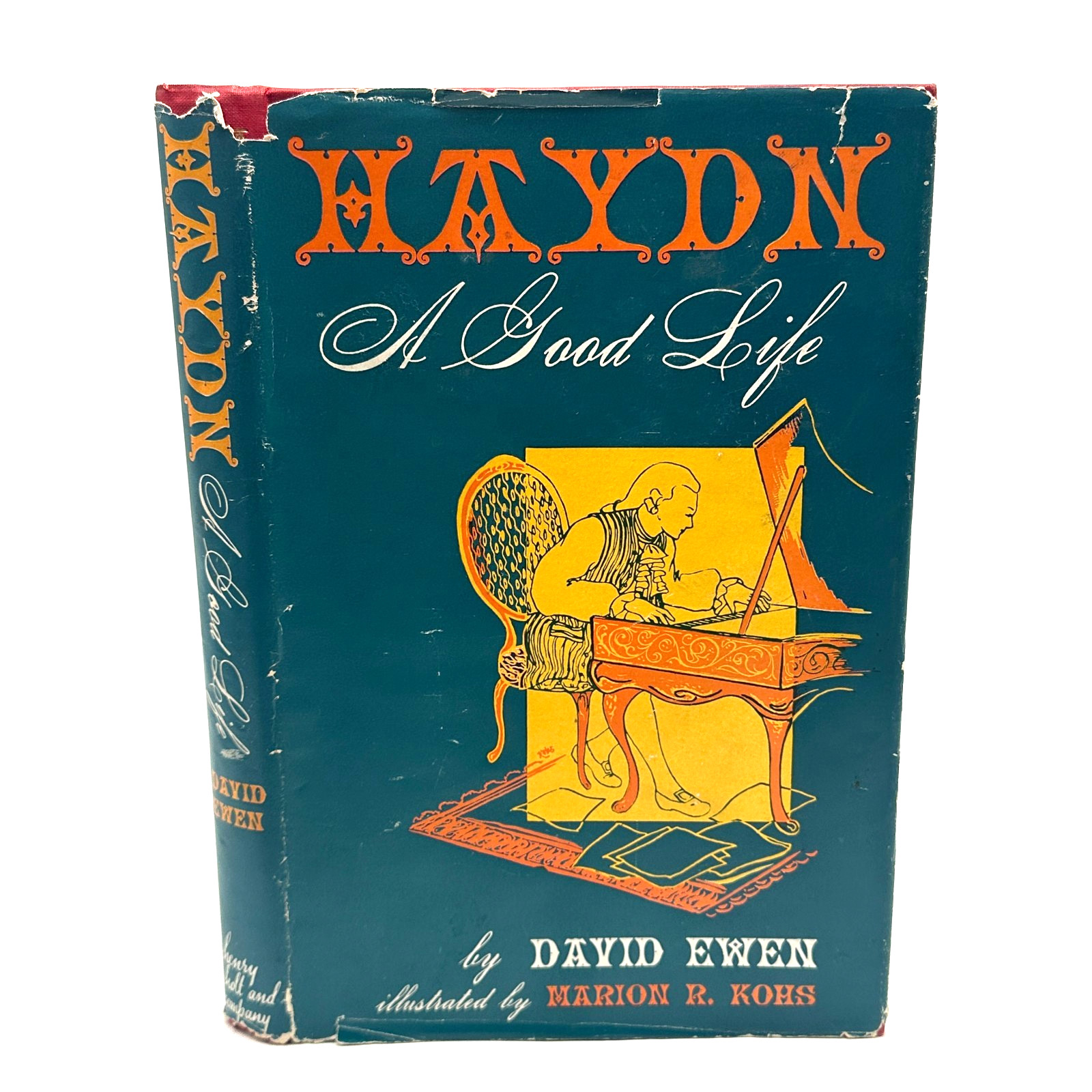 Haydn A Good Life David Ewen 1947 Holt Musical Biography Illustrated Hardcover
