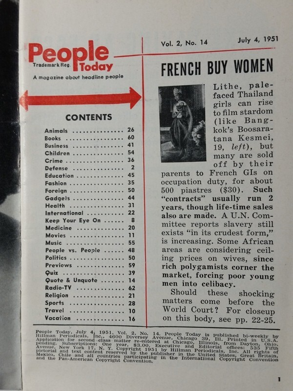 July 4, 1951 People Today Magazine Is Ike Laying an Egg? Cold War Cover