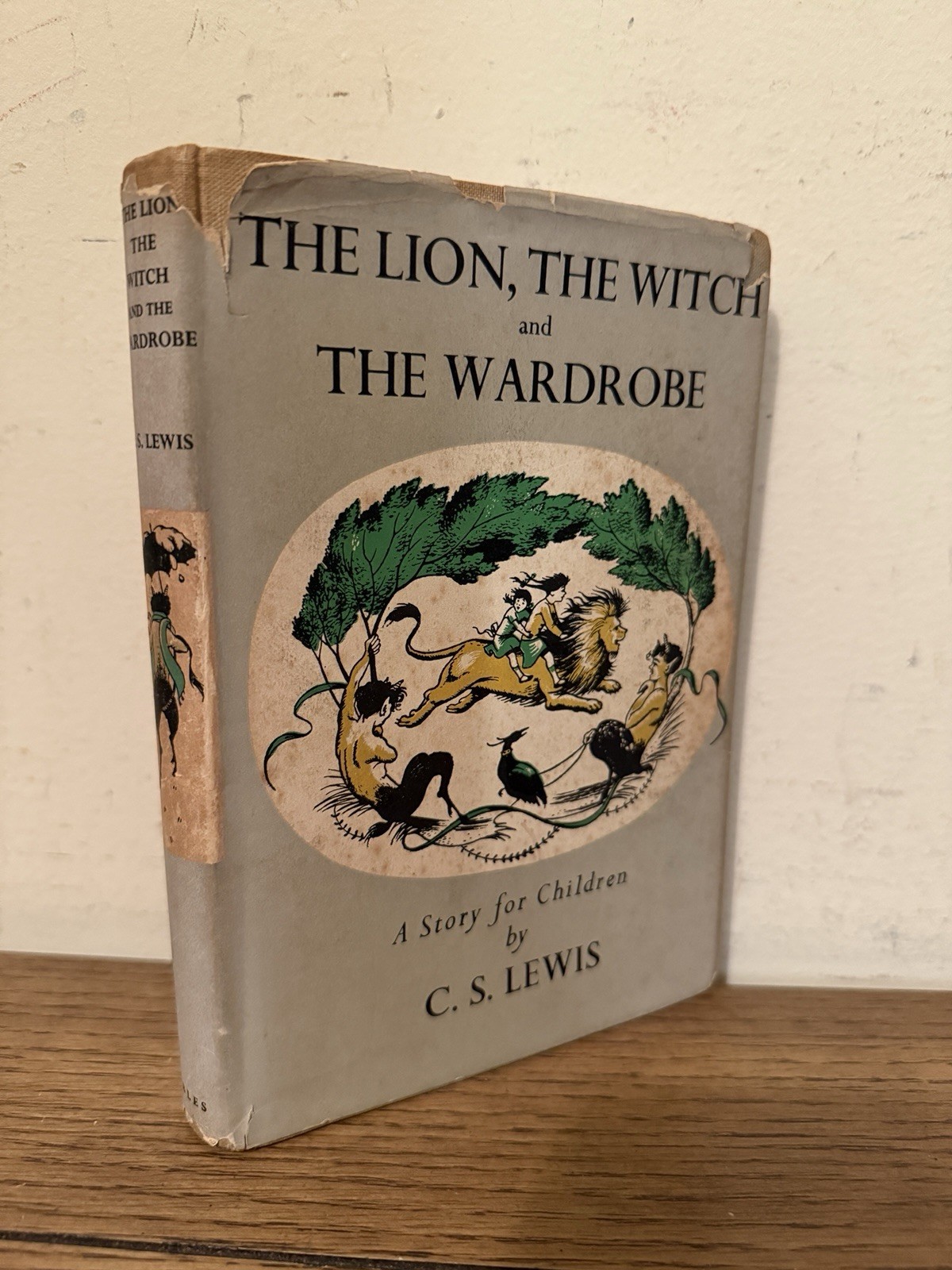 The Lion, Witch and Wardrobe, C S Lewis (1950) True First Edition, UK, w/ DJ