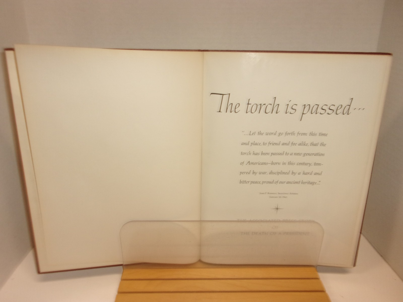 The Torch Is Passed… The Associated Press Story Of The Death Of A President