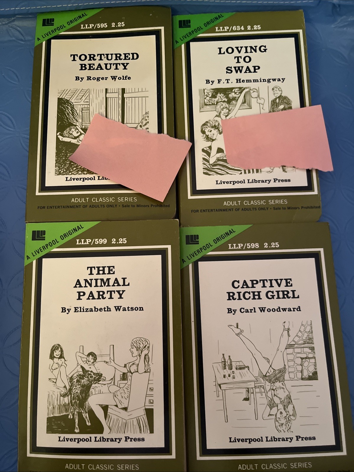 Liverpool Library Press, set of four, Very Good to Good Condition, 1970s