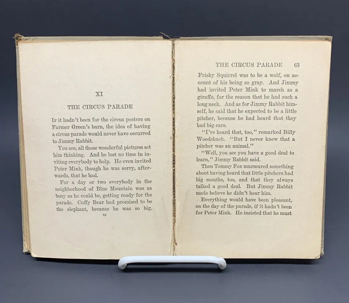 1916 First Edition „The tale of Peter Mink“ Arthur Scott Bailey Sleepytime tales