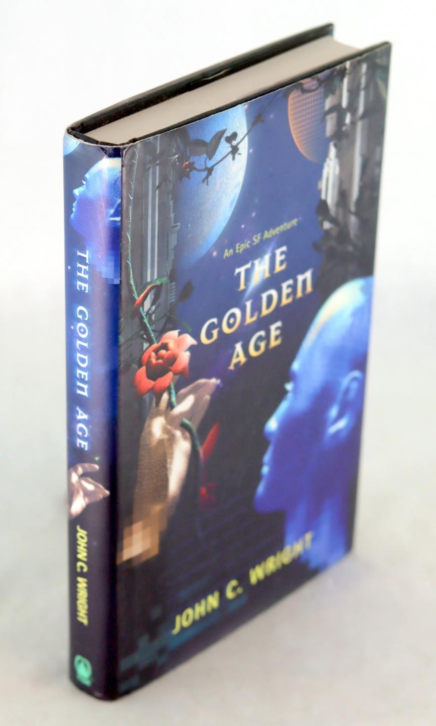 John Wright Signed 1st Ed 2002 The Golden Age Science Fiction Space Opera hC DJ