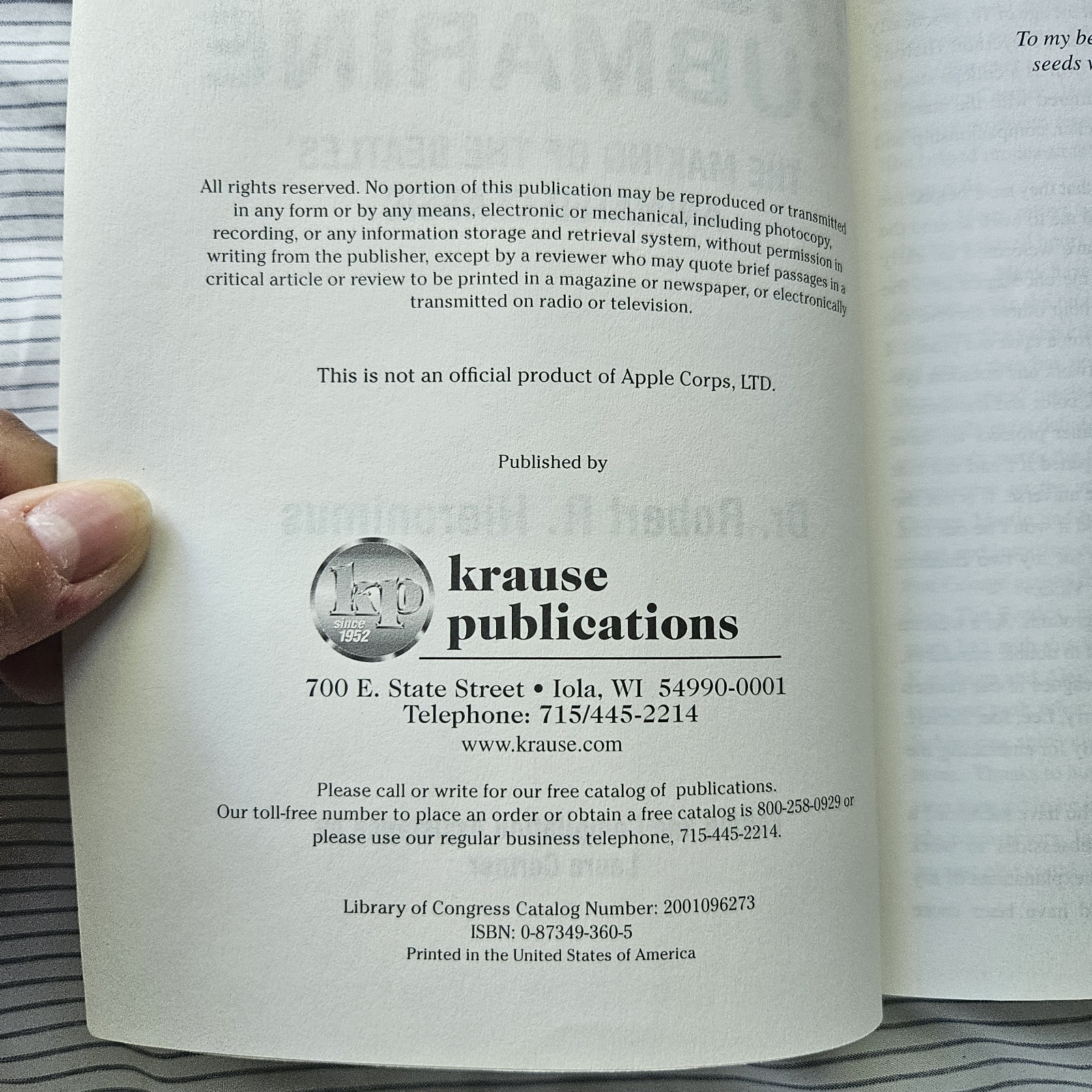 2002 Krause Publications Inside The Yellow Submarine Robert R. Hieronimus Book