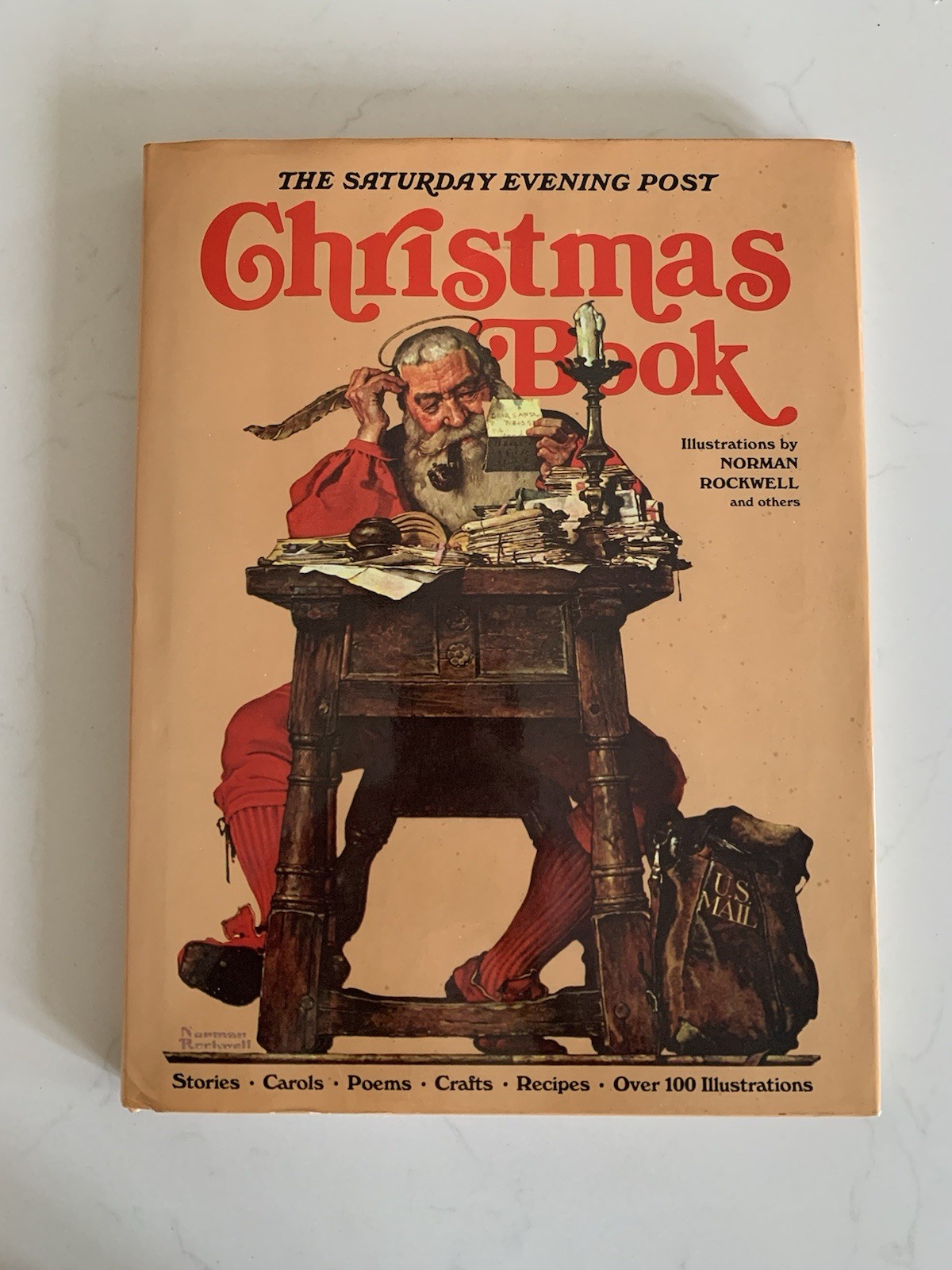 The Saturday Evening Post CHRISTMAS BOOK 1976 Third Printing Norman Rockwell