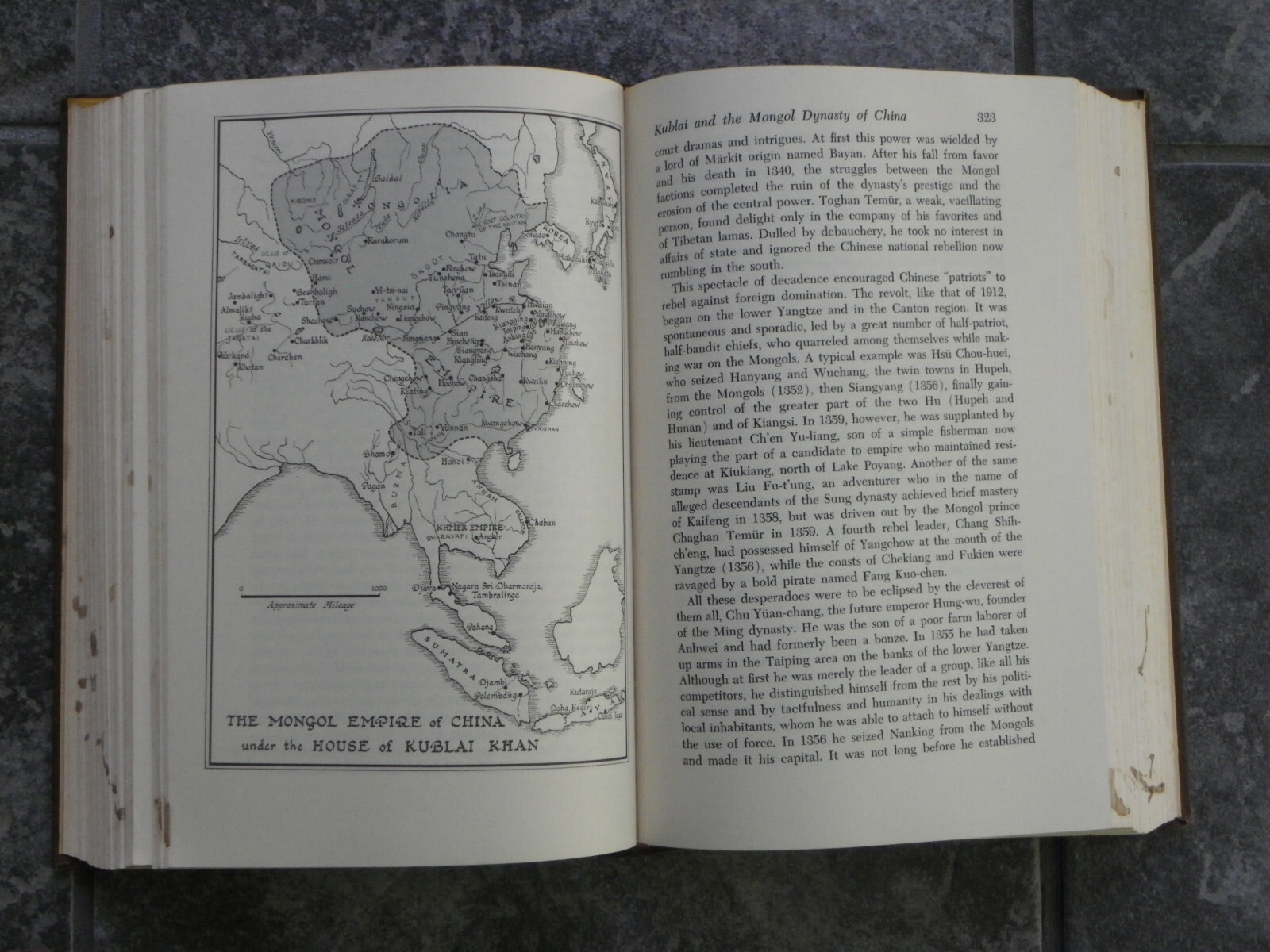 „The Empire of the Steppes“-Grousset-1970-1st Edition-Maps-Central Asian History