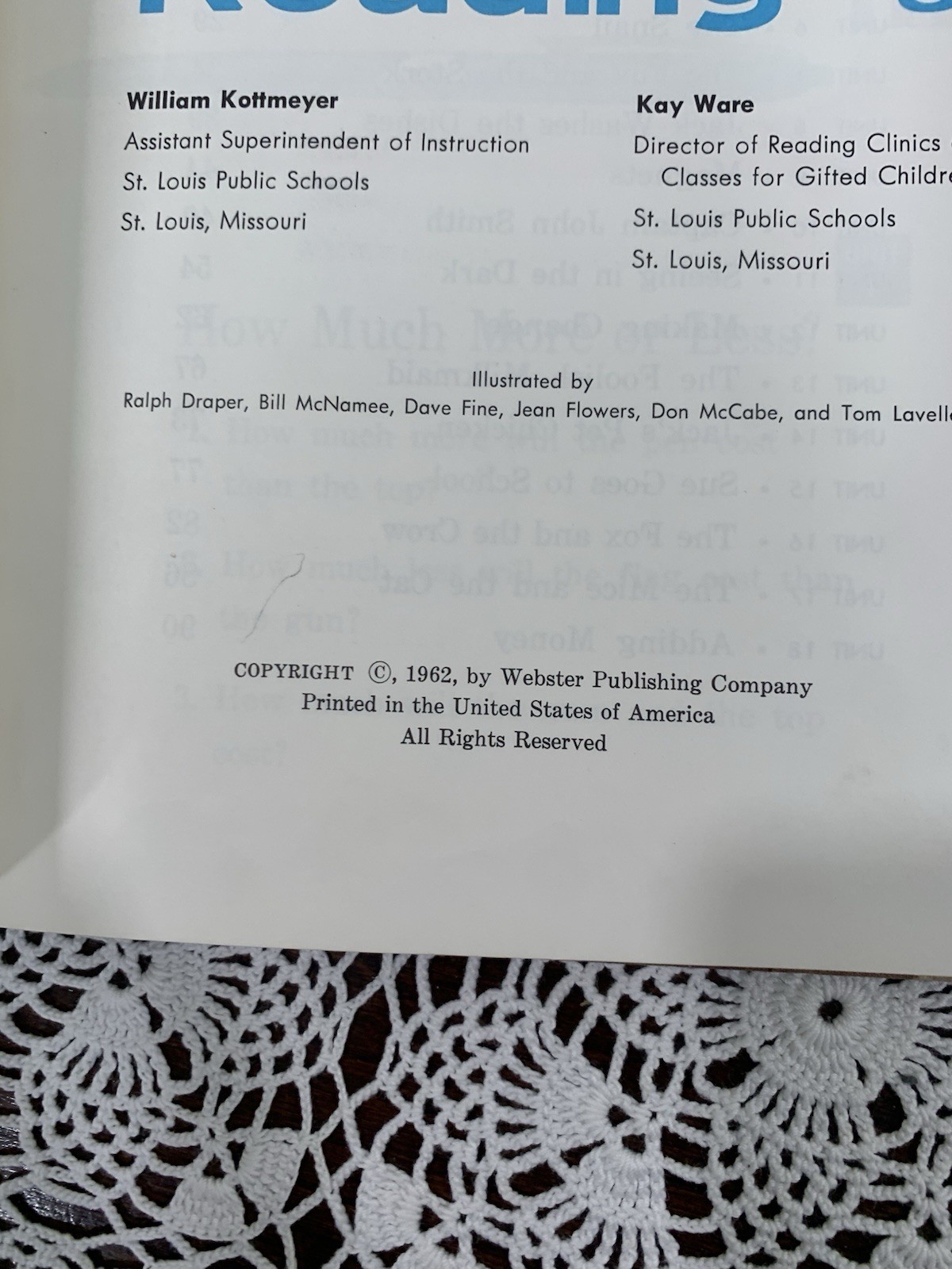 Vintage Basic Goals in Reading Hardcover Books 1962 Kottmeyer & Ware Set of 4