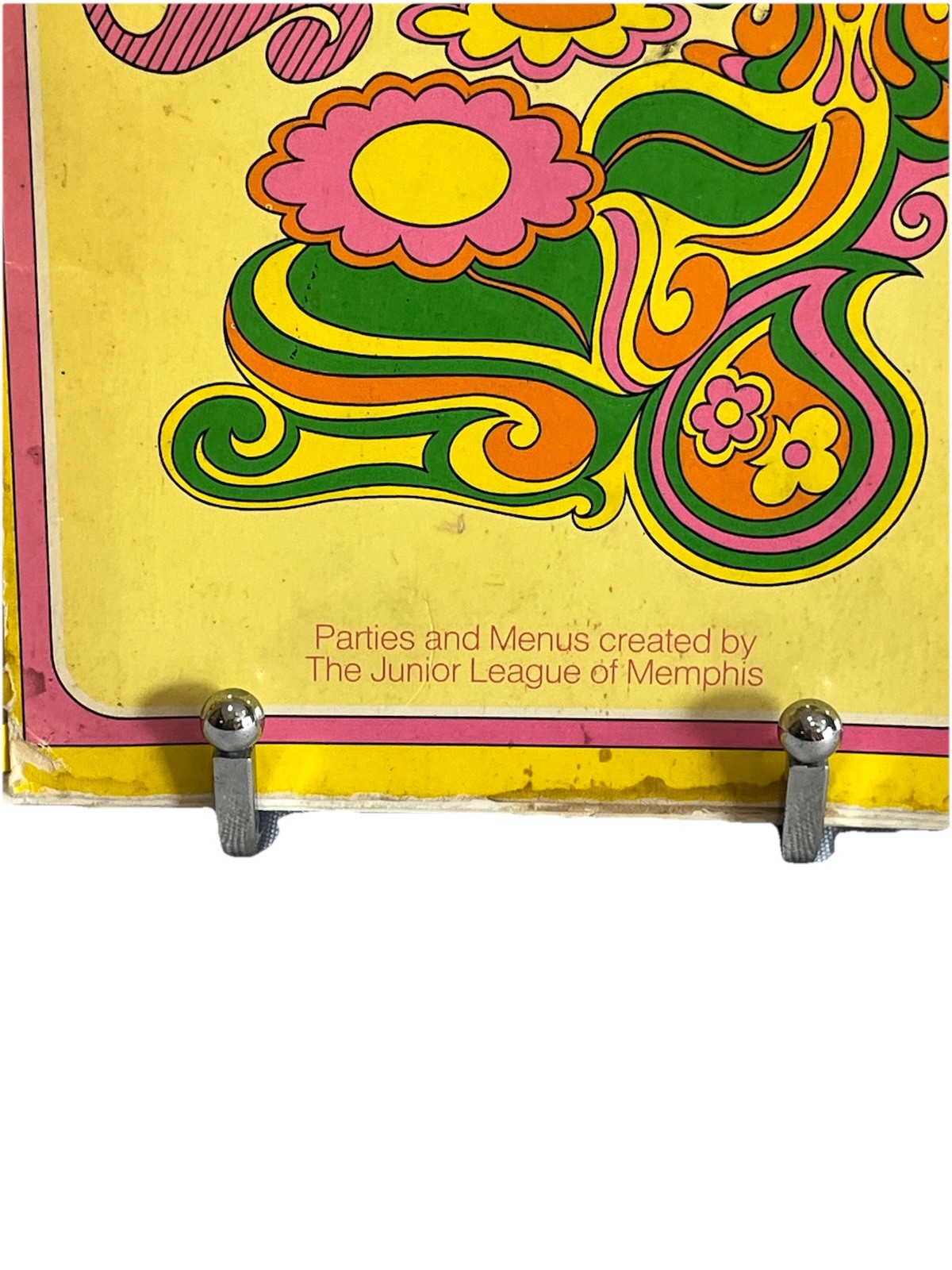 1980 Version Party Potpourri Entertainment Book. 1970s Flower Power Design