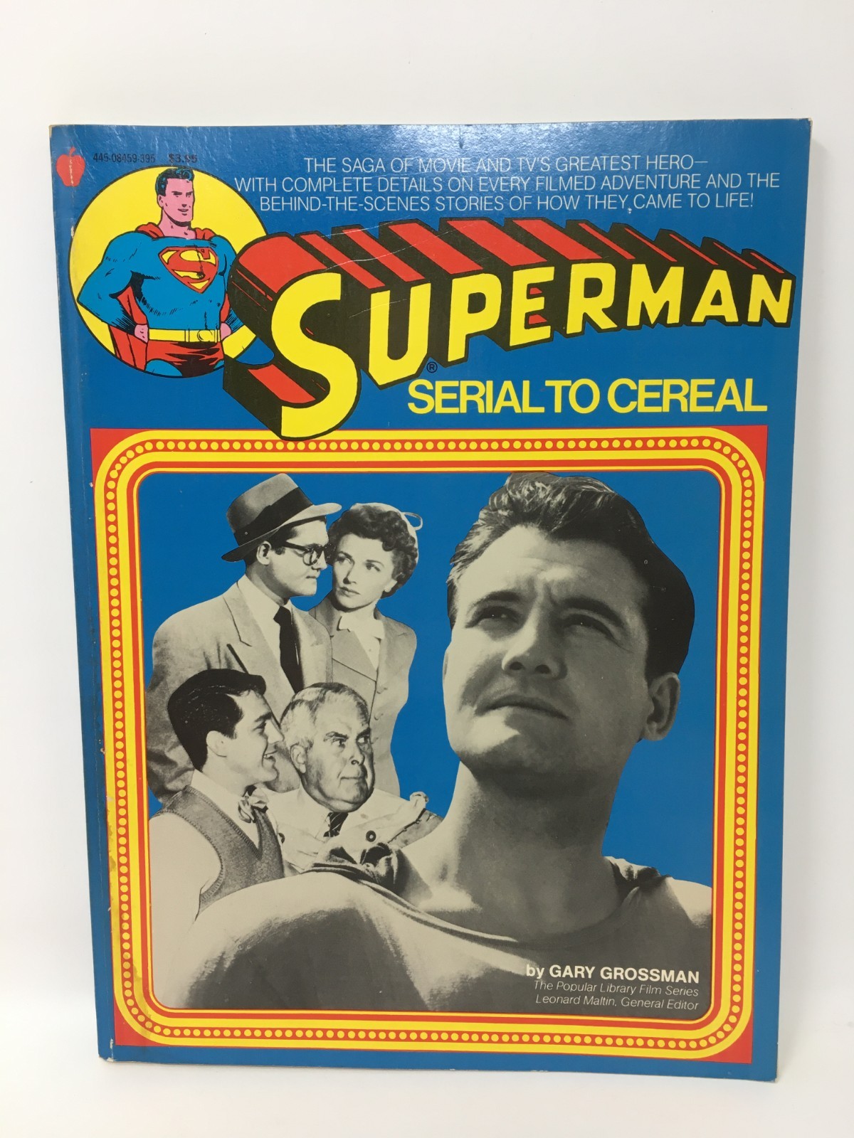 Superman – Serial to Cereal – Big Apple Books Popular Library 1976 11×8″ TPB
