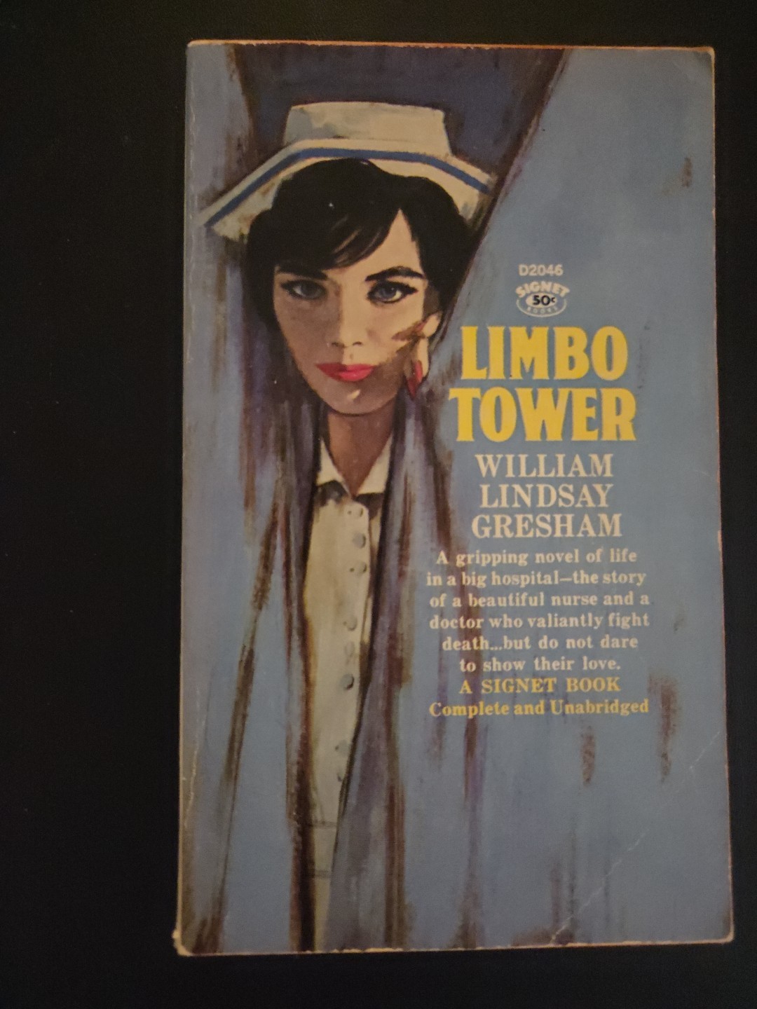 Limbo Tower William Lindsay Gresham (Signet D2046, 1962) Vintage Nurse Pulp