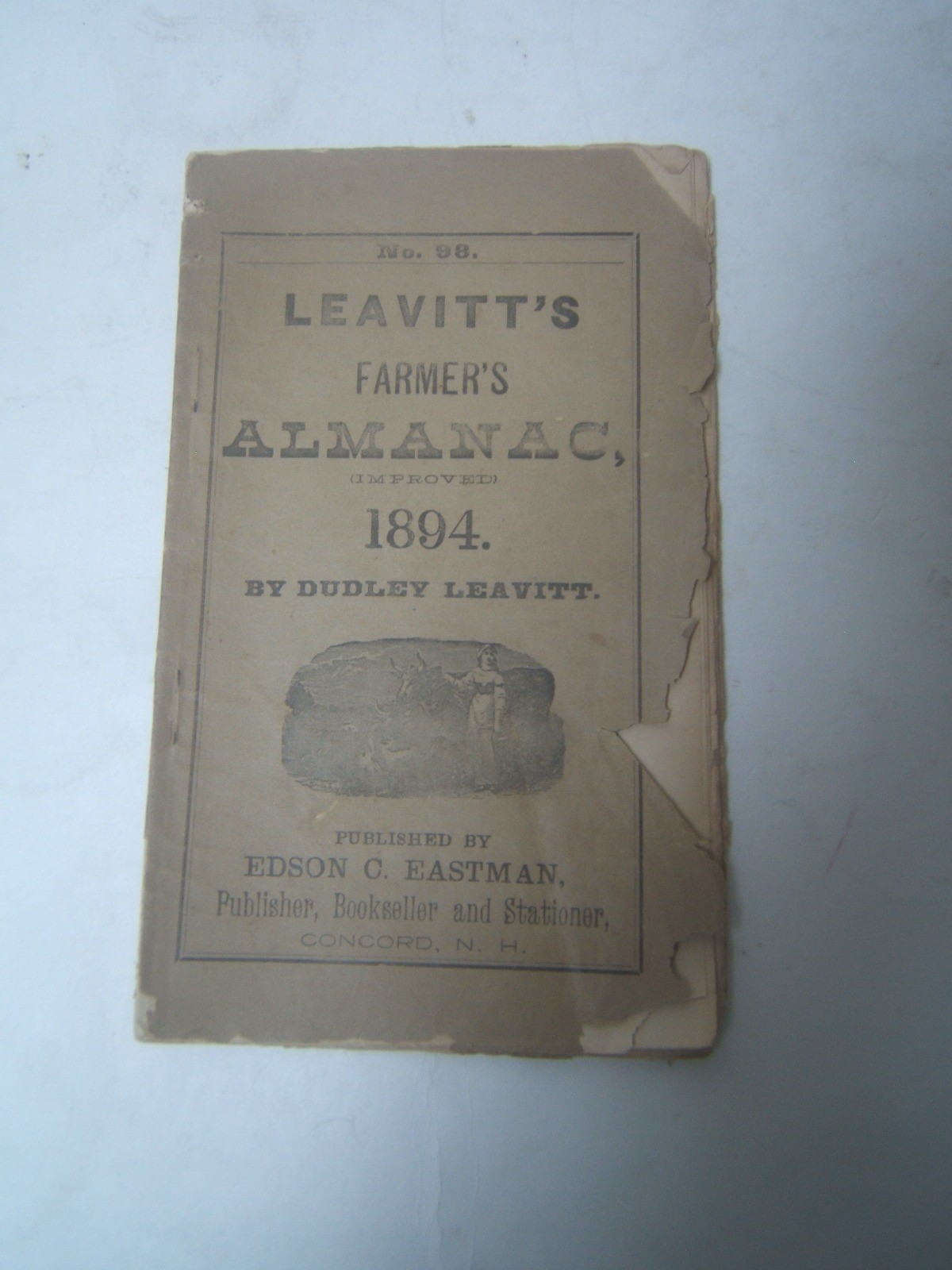 1860 United States Farmer’s Almanac – Sower & Barnes – Philadelphia, PA