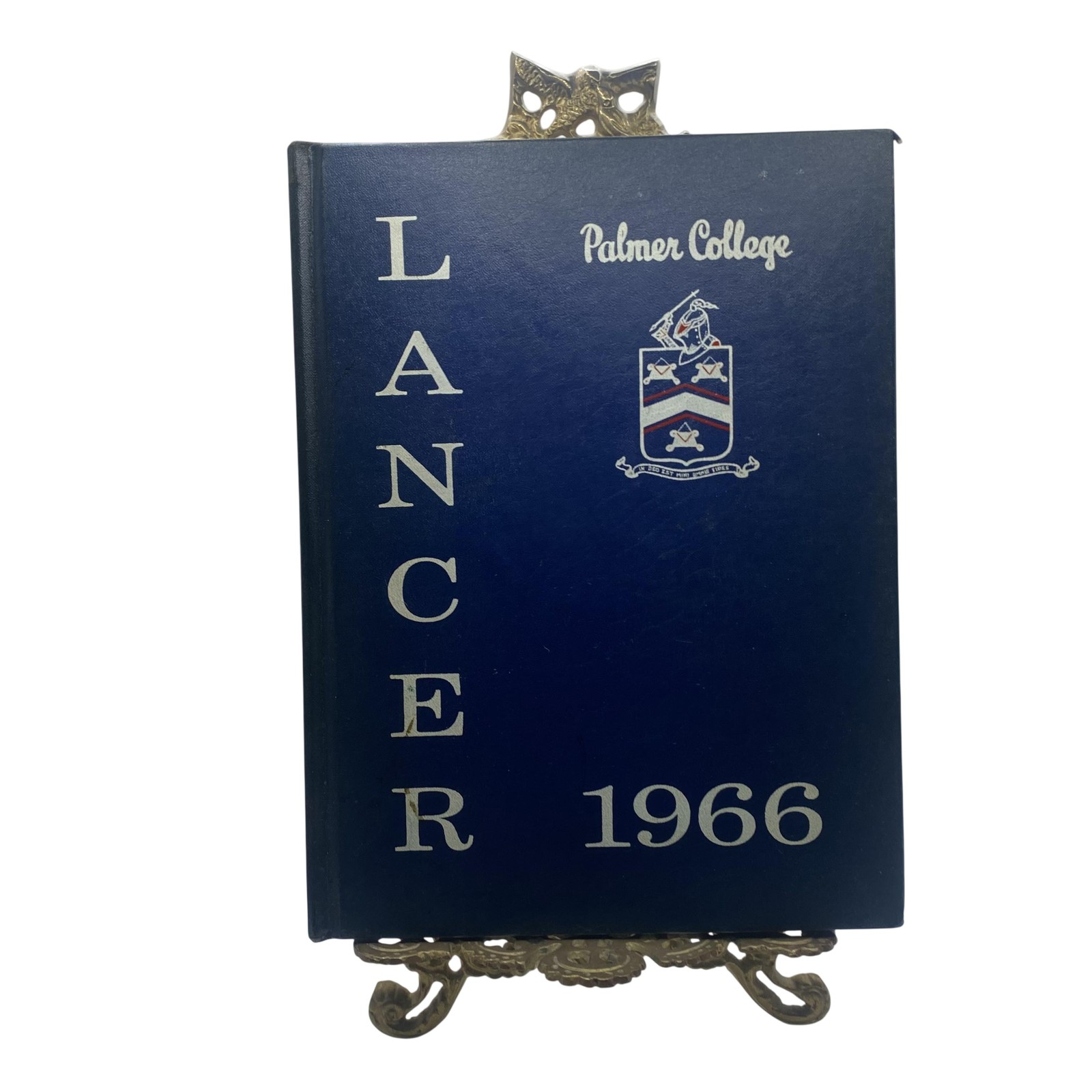 Vintage 1966 66 Lancer Palmer College Yearbook HC Charleston Columbia SC Blue