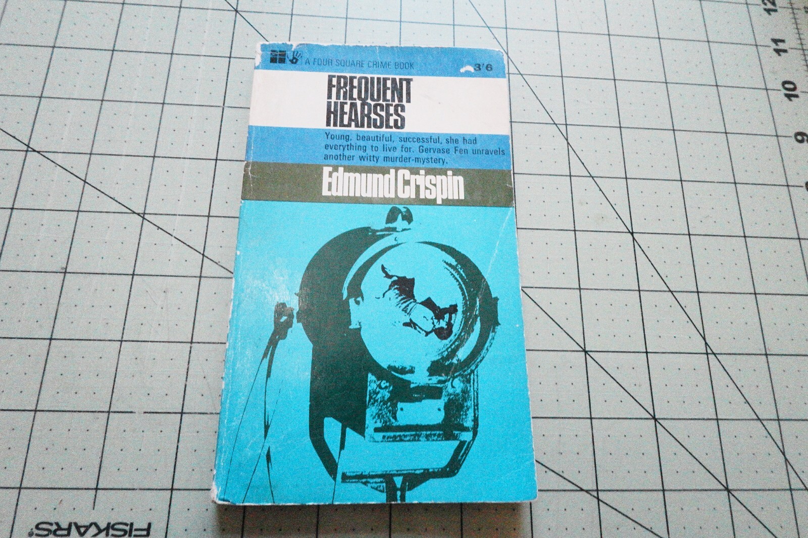 FREQUENT HEARSES BY EDMUND CRISPIN 1965 VINTAGE FOUR SQUARE UK CRIME THRILLER