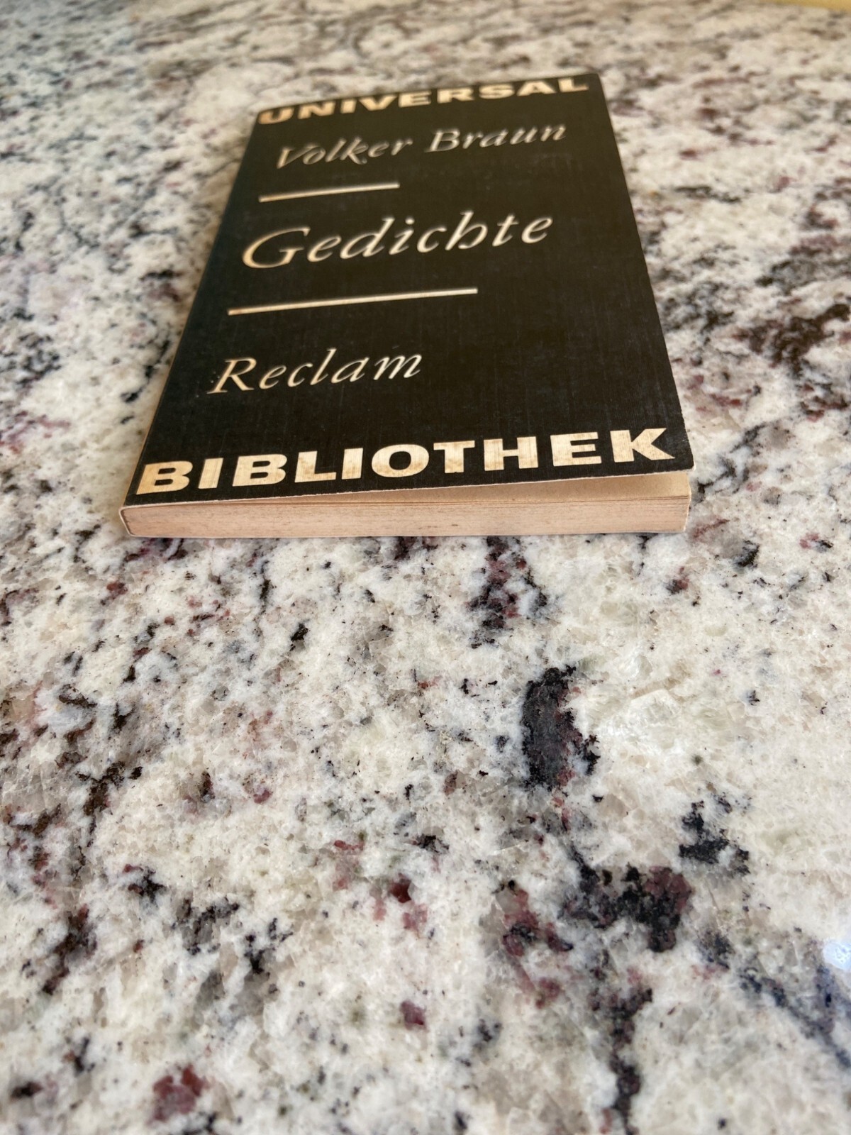 Volker Braun Gedichte 1979 Universal-Bibliothek Reclam German Poetry Book