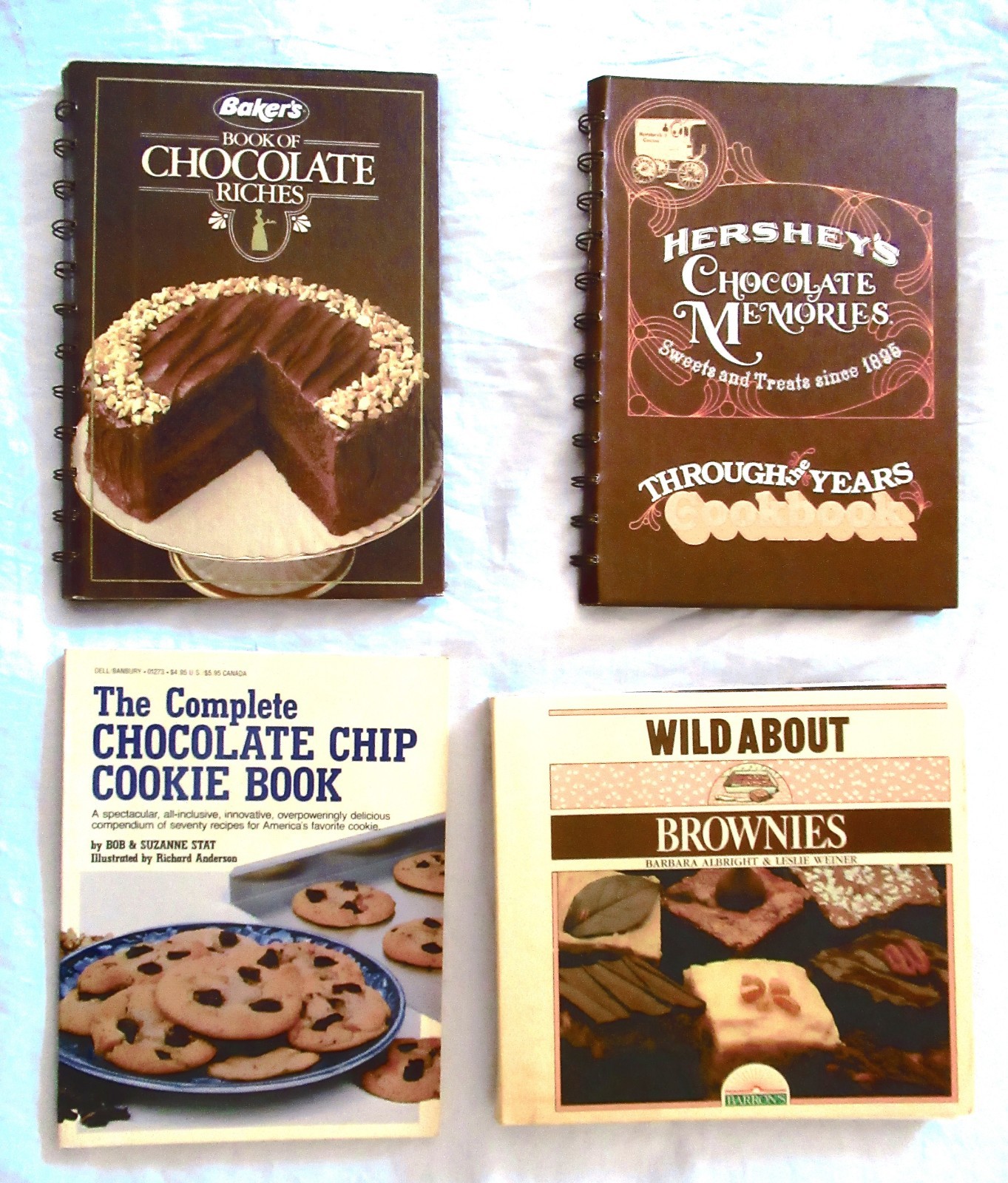 4 CHOCOLATE Cookbooks BAKER’S Chocolate Riches HERSHEY’S Chocolate Memories + 2
