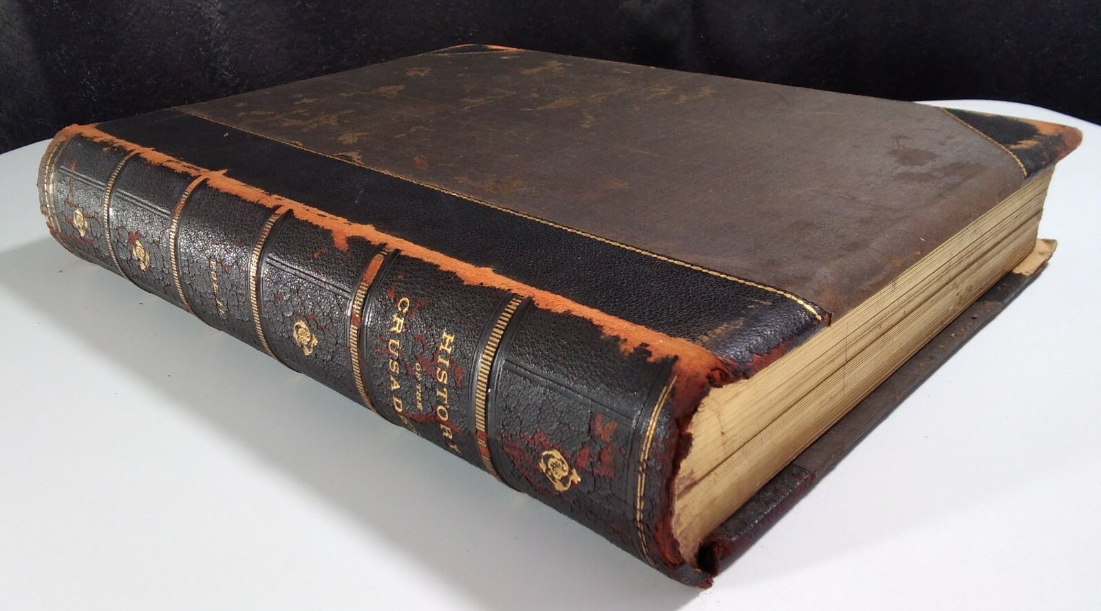 Christian Crusades History Vtg 1800s Gustave Dore Art Etch Michaud Vol 2 Barrie
