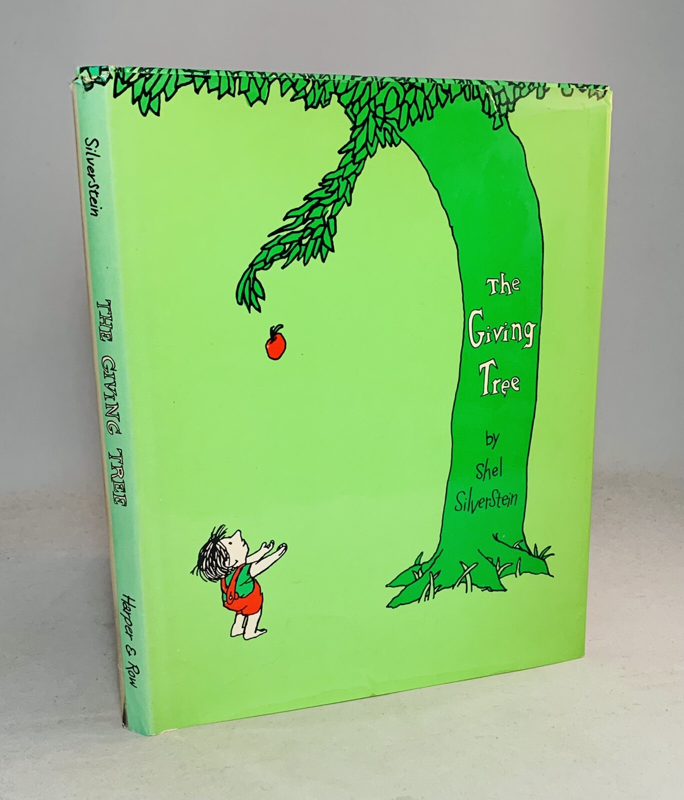 The Giving Tree-Shel Silverstein-RARE Early Printing!!-Early DJ w/ $3.95-1964