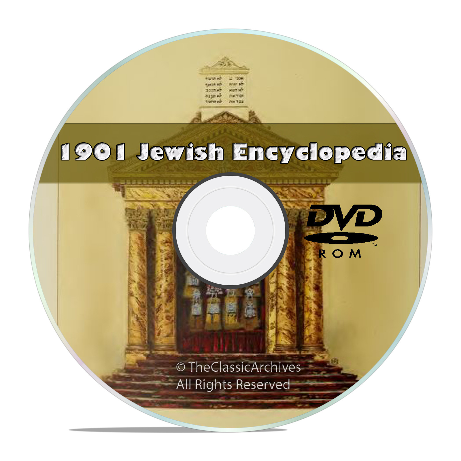 1901 Jewish Encyclopedia, Classic Judaism Religion History, 12 Vol Set DVD