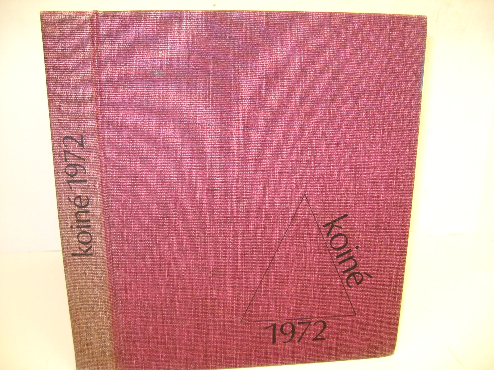 1972 Koine, Connecticut College, New London, Connecticut Yearbook
