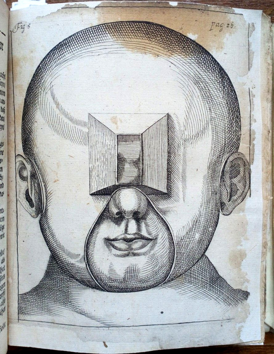 ? George Bar Table: OPHTHALMODULEIA – EYE SERVICE. 2 edition. 1686 Sulzbach RARE!