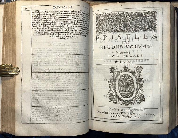 1625 Folio ‚The Works Of Joseph Hall‘ Fine Binding. Christian Bible Theology.