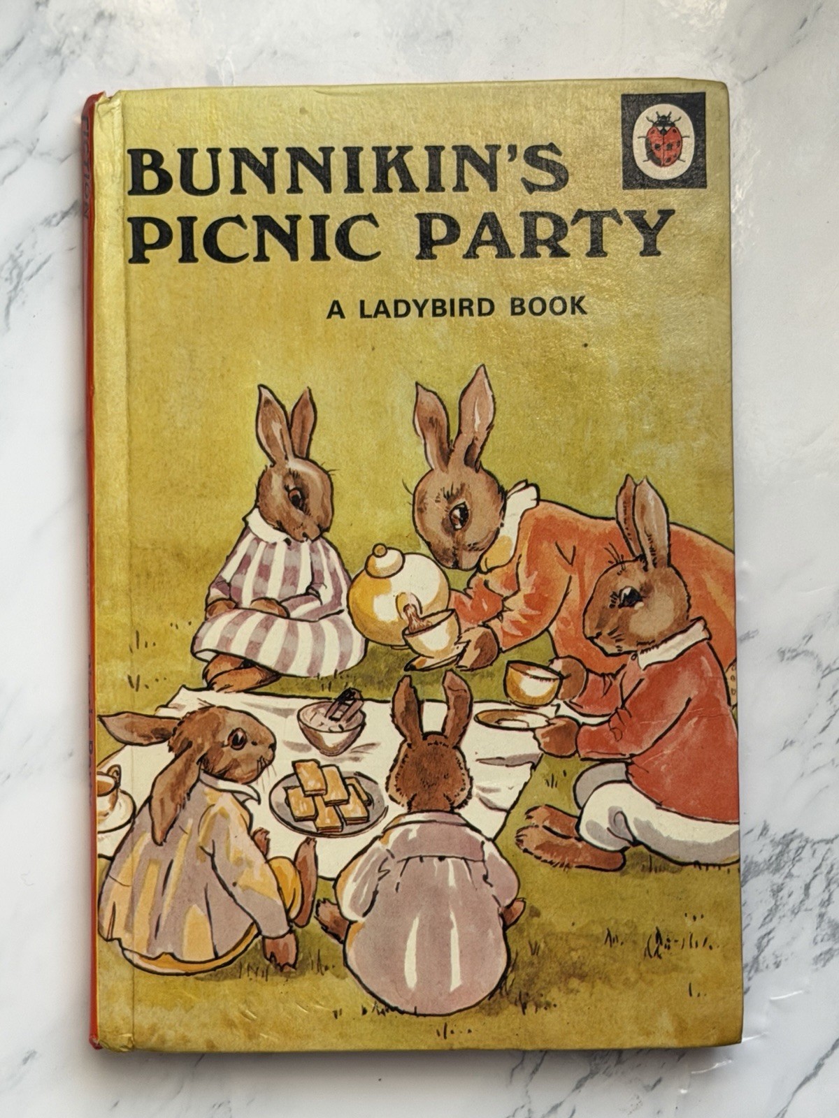 Bunnikin’s Picnic Party By A.J. MacGregor 1940 Ladybird Vintage Series 401 HC