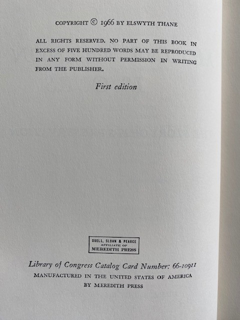 Mount Vernon Is Ours 1st Ed 1966 HC DJ Elswyth Thane George Washington
