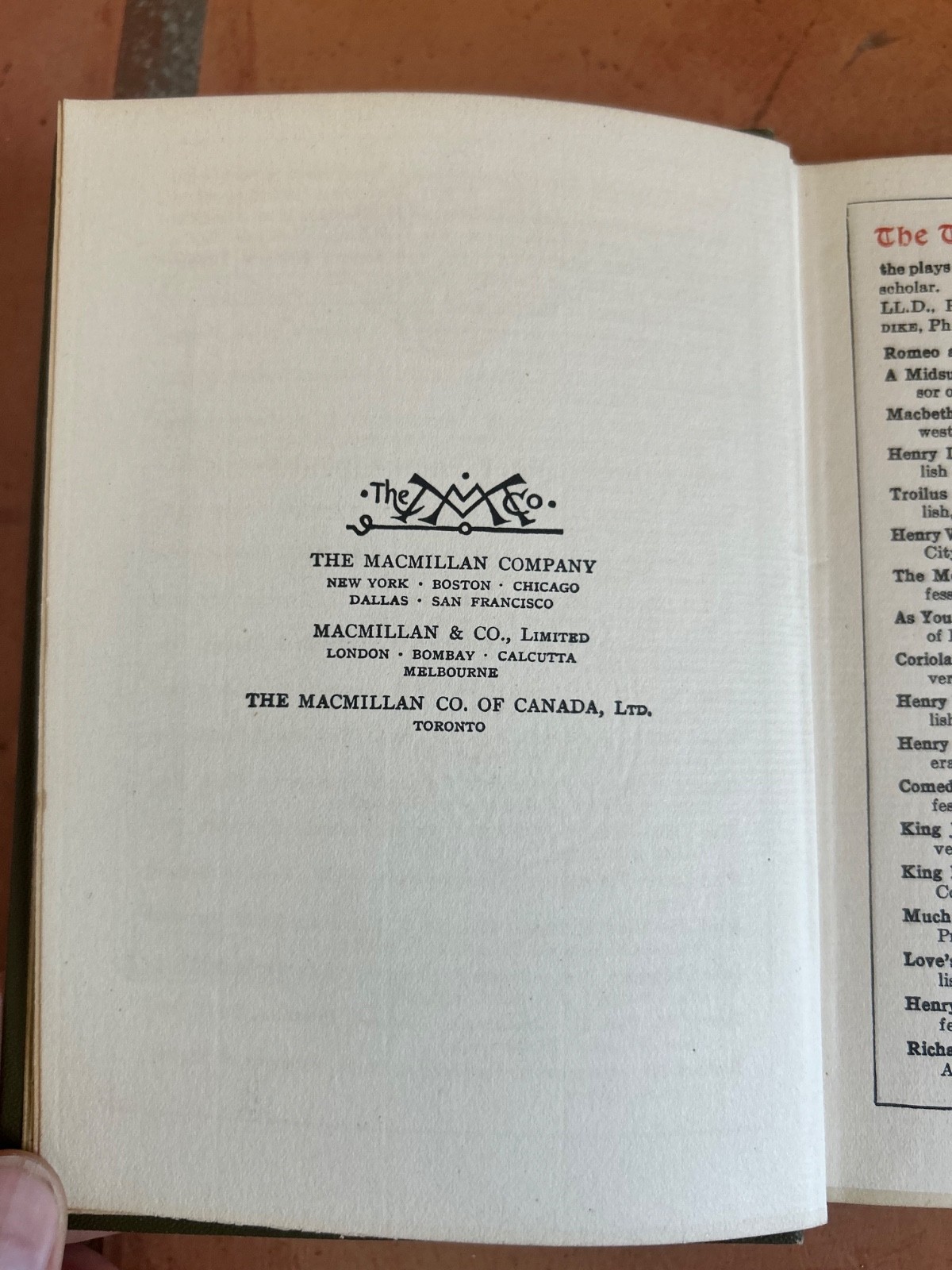 The Tudor Shakespeare series A Midsummer-Nights Dream 1912 First Edition