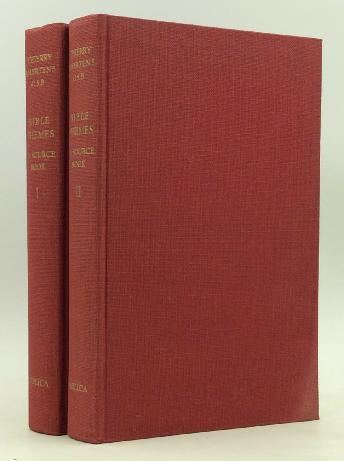 BIBLE THEMES: A Source Book Vols I-II – Thierry Maertens, 1964, FICHIER BIBLIQUE