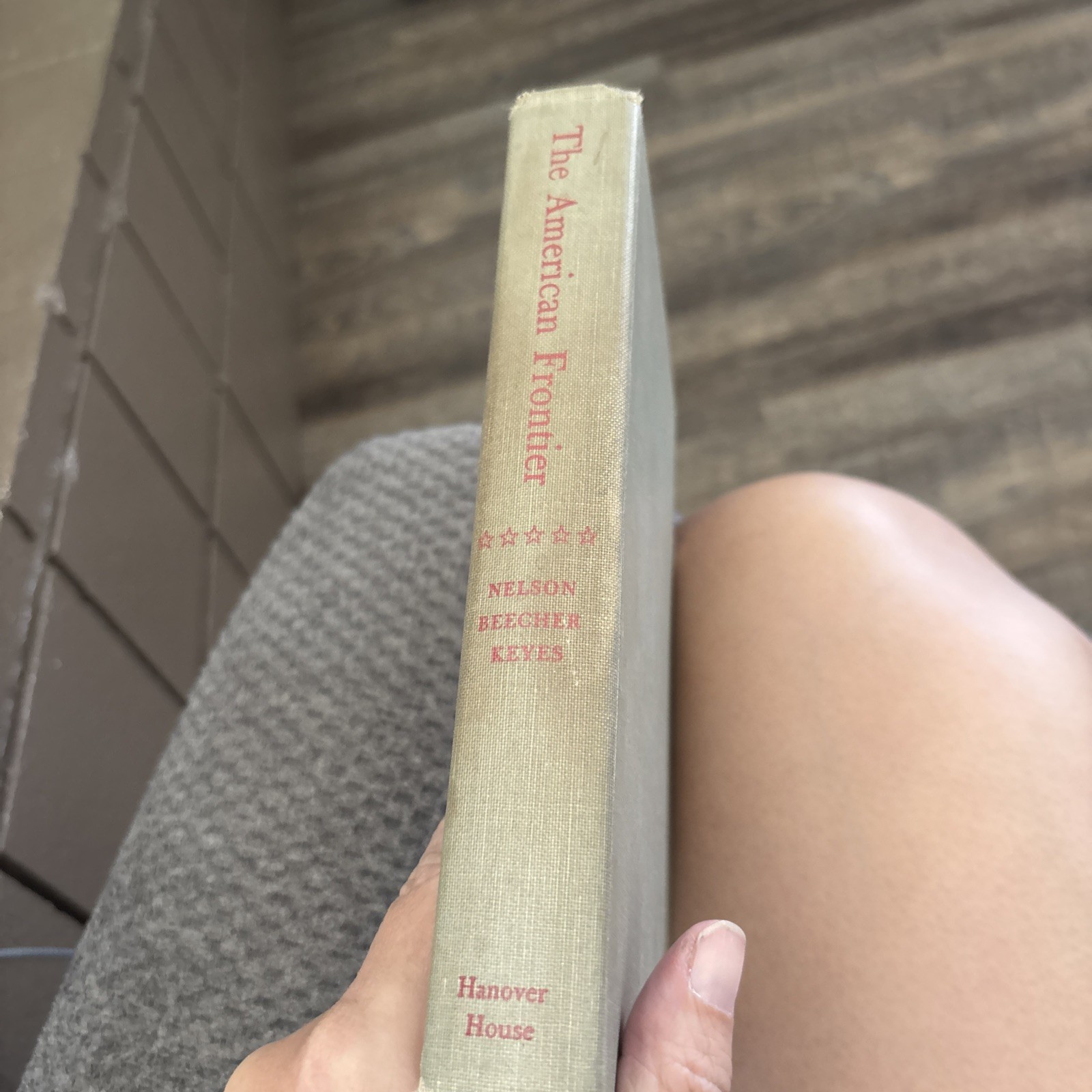 1954 The American Frontier Nelson Beecher Keys First Edition Hardback Book