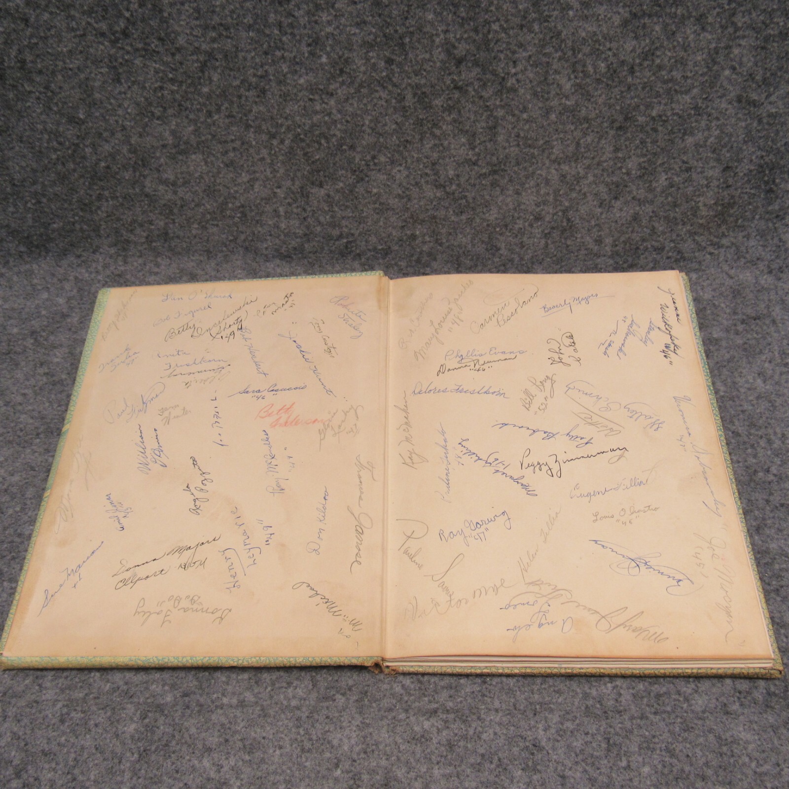 1945 Ellwoodian Yearbook Lincoln High School Ellwood City Pennsylvania Vintage