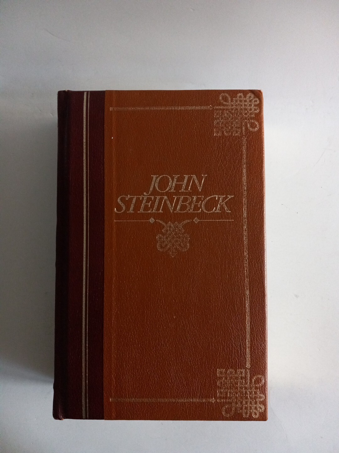 JOHN STEINBECK Bonded Leather Book 1987 Masters Library 5 Classic Stories