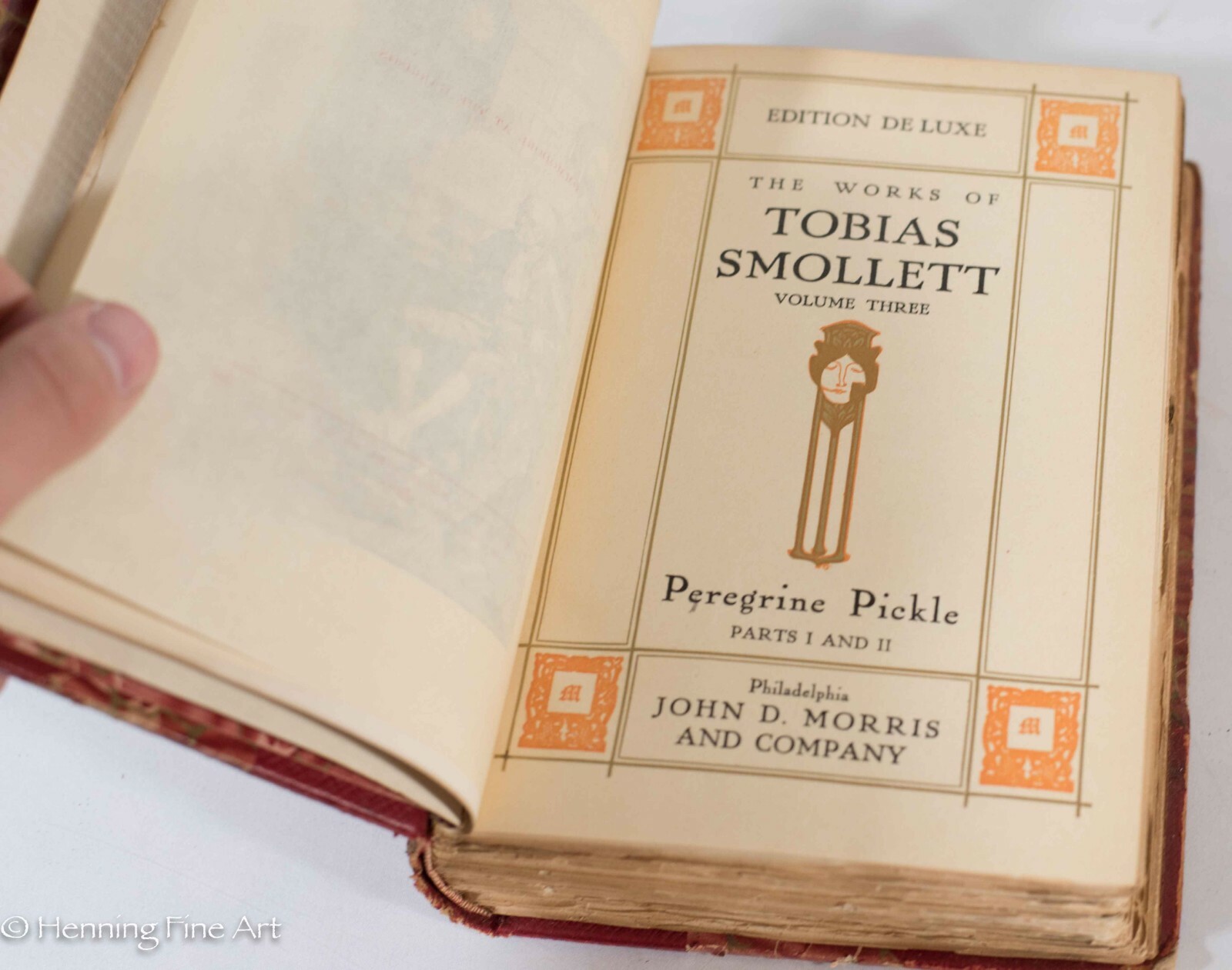 The Works of Tobias Smollett Edition de Luxe 1902 Limited Edition 2 Volumes
