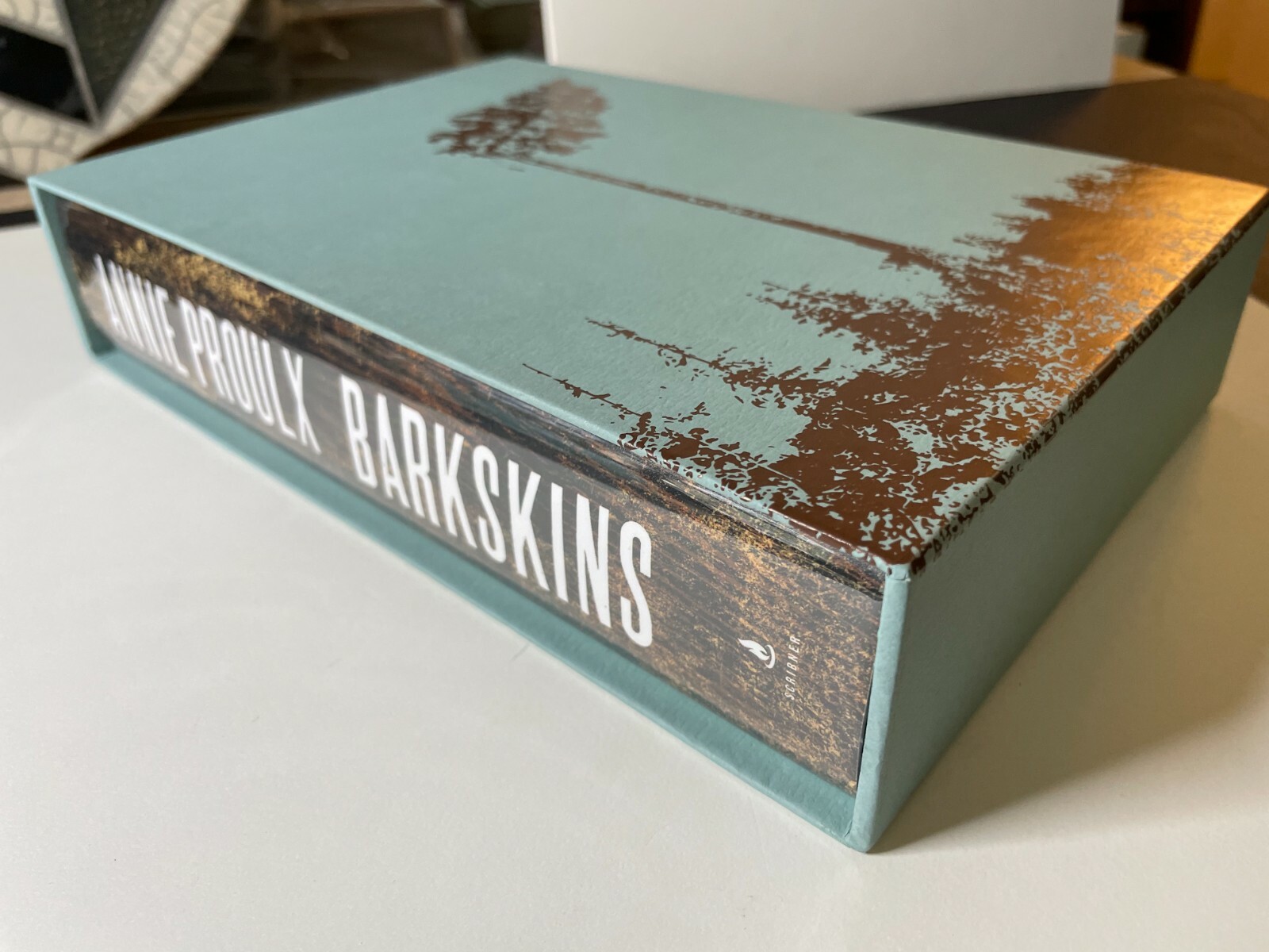 #signed E. Annie Proulx: Barkskins, slipcased, signed 1st Indiespen slipcased