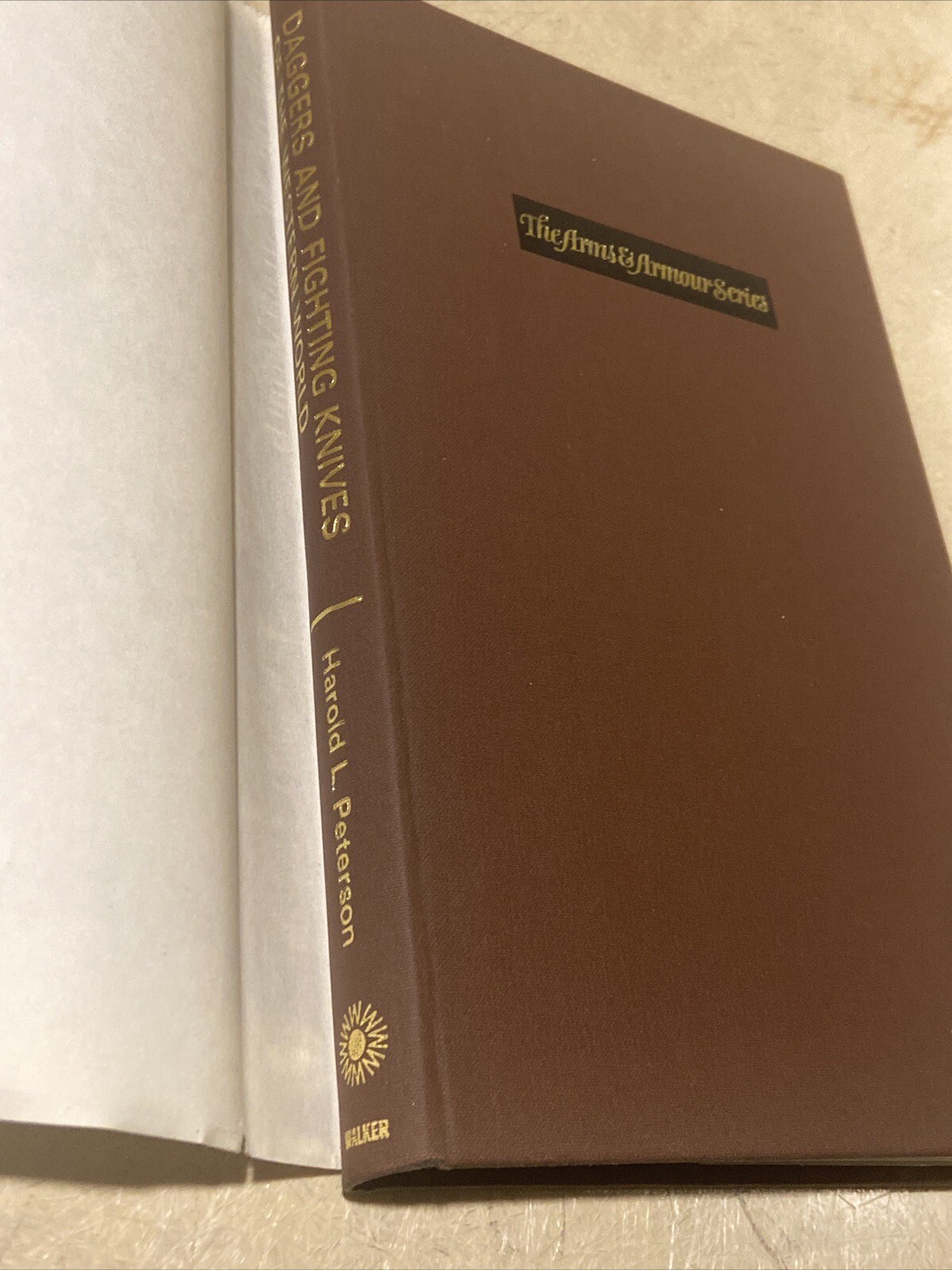 Harold L Peterson / Daggers and Fighting Knives of the Western World 1st ed 1968