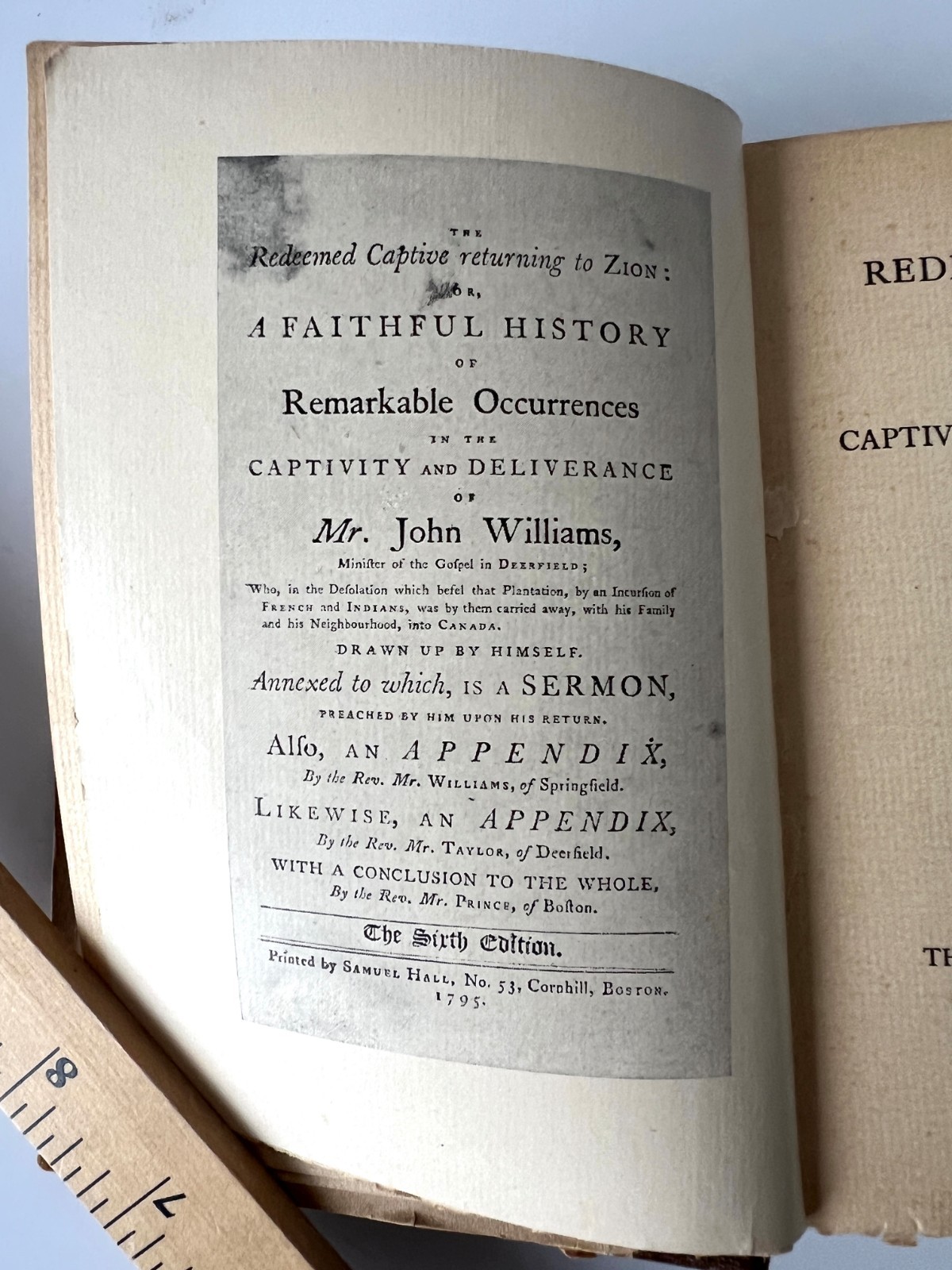 The Redeemed Captive or the Captivity of Rev. John Williams 1908 Copy