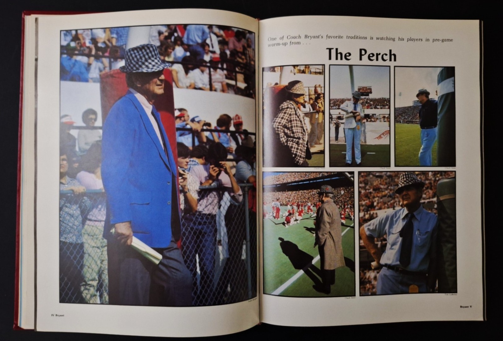 1982 University of Alabama Yearbook BEAR BRYANT’S LAST YEAR -Facsimile Signature