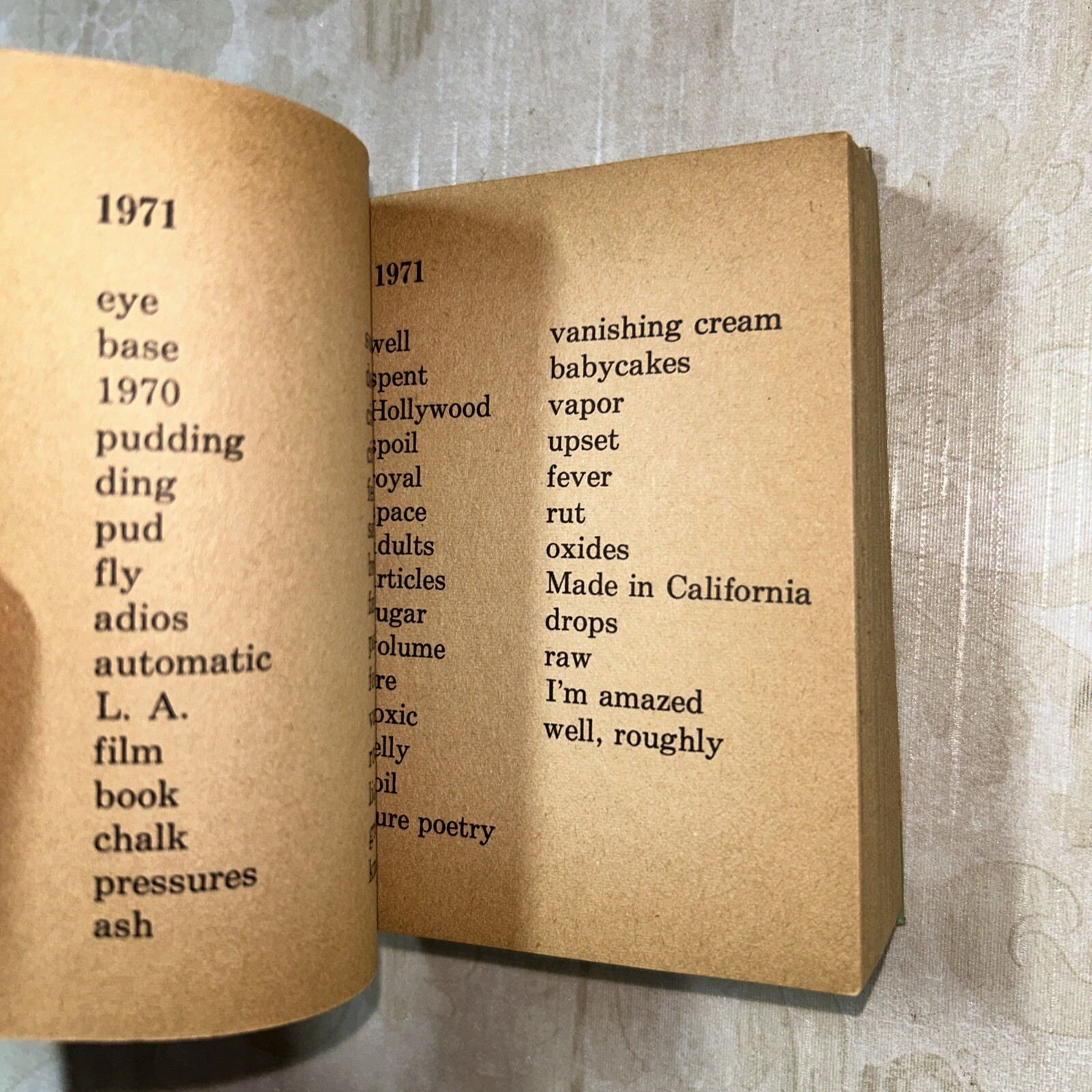 Edward Ruscha (ed – werd rew – shay) Young Artist 1972 Minneapolis Museum of art