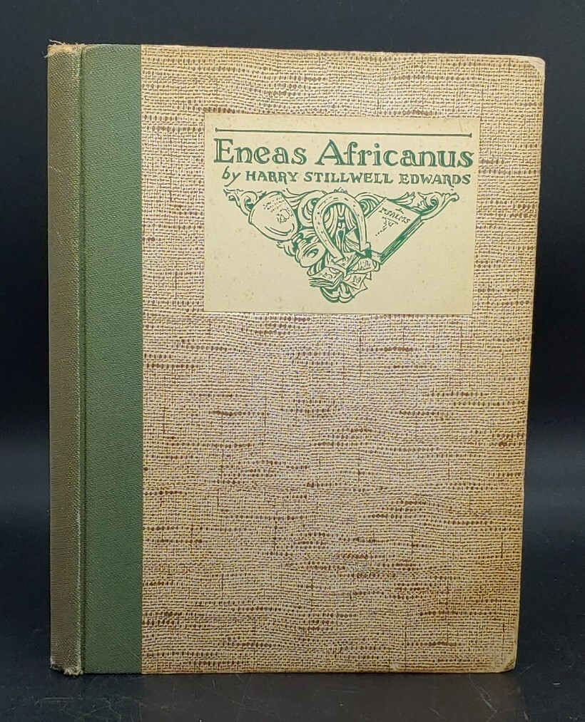AMERICAN BLACK HISTORY ART 1940 ENEAS AFRICANUS HARRY STILLWELL EDWARDS Townsend