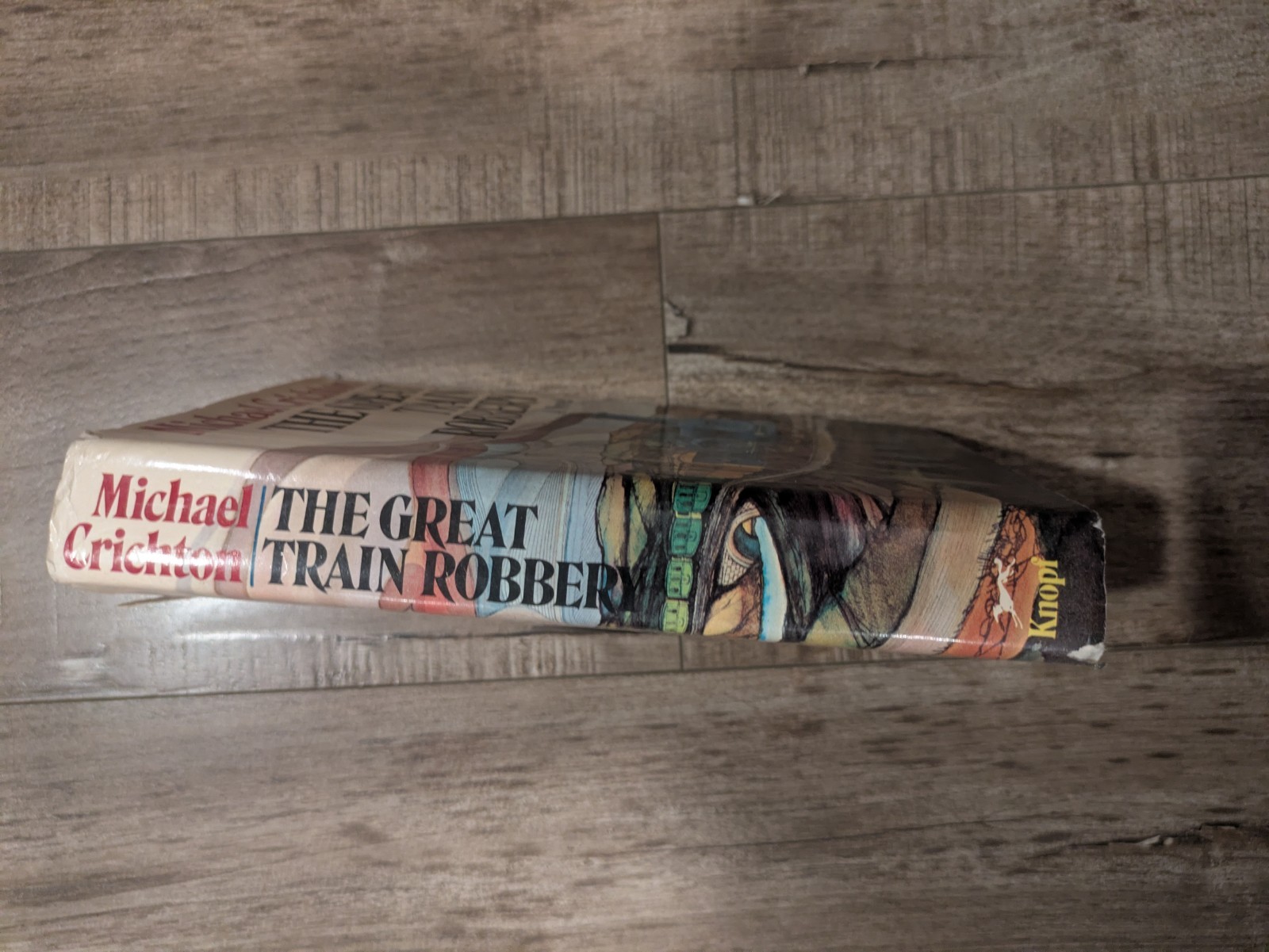 The Great Train Robbery, 1975, first edition, Michael Crichton, HCDJ