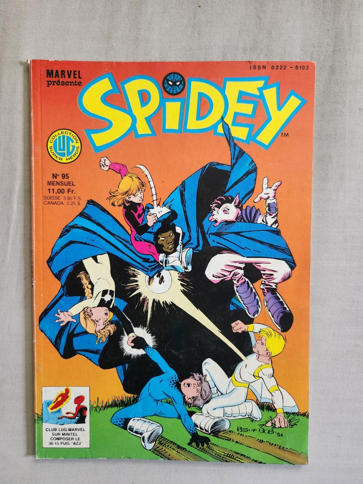 Marvel Presente Spidey (1986) French Language-Excellent Condition-Very Nice!