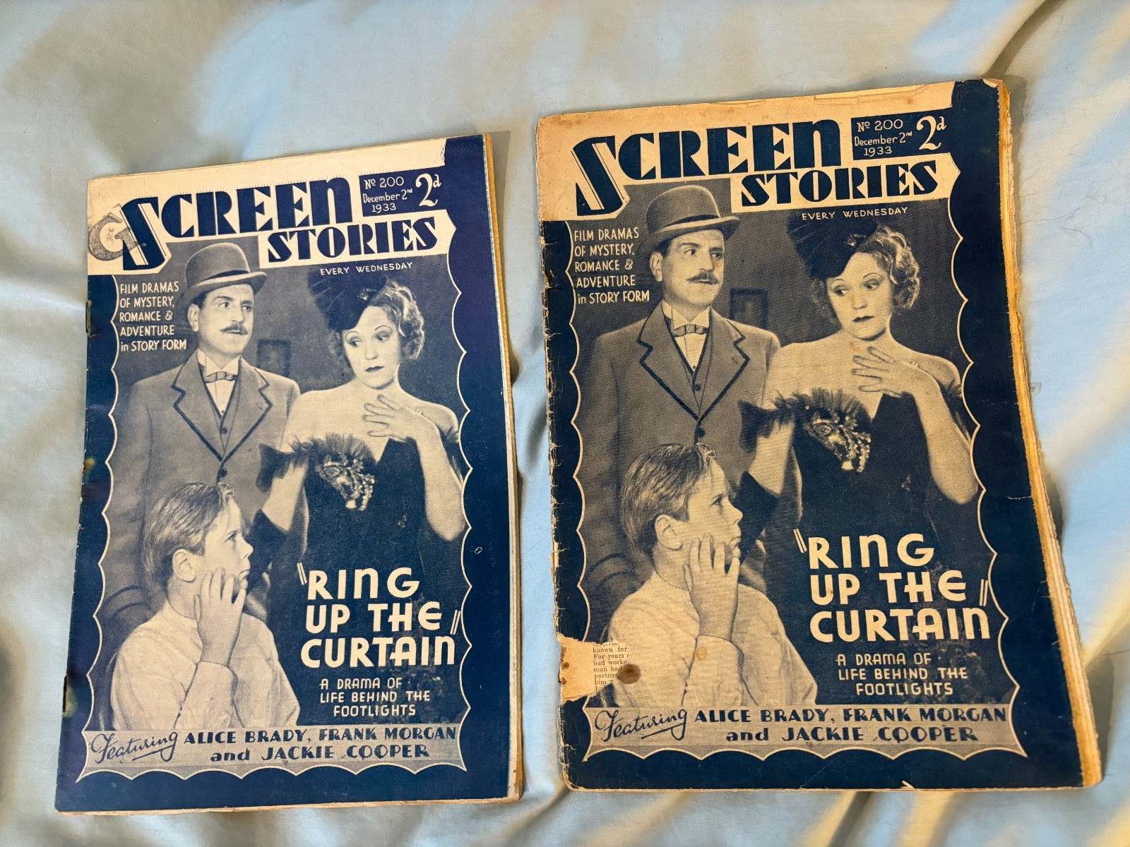 Screen Stories 200 UK VG film novelization 1933 Hunchback of Notre Dame Chaney