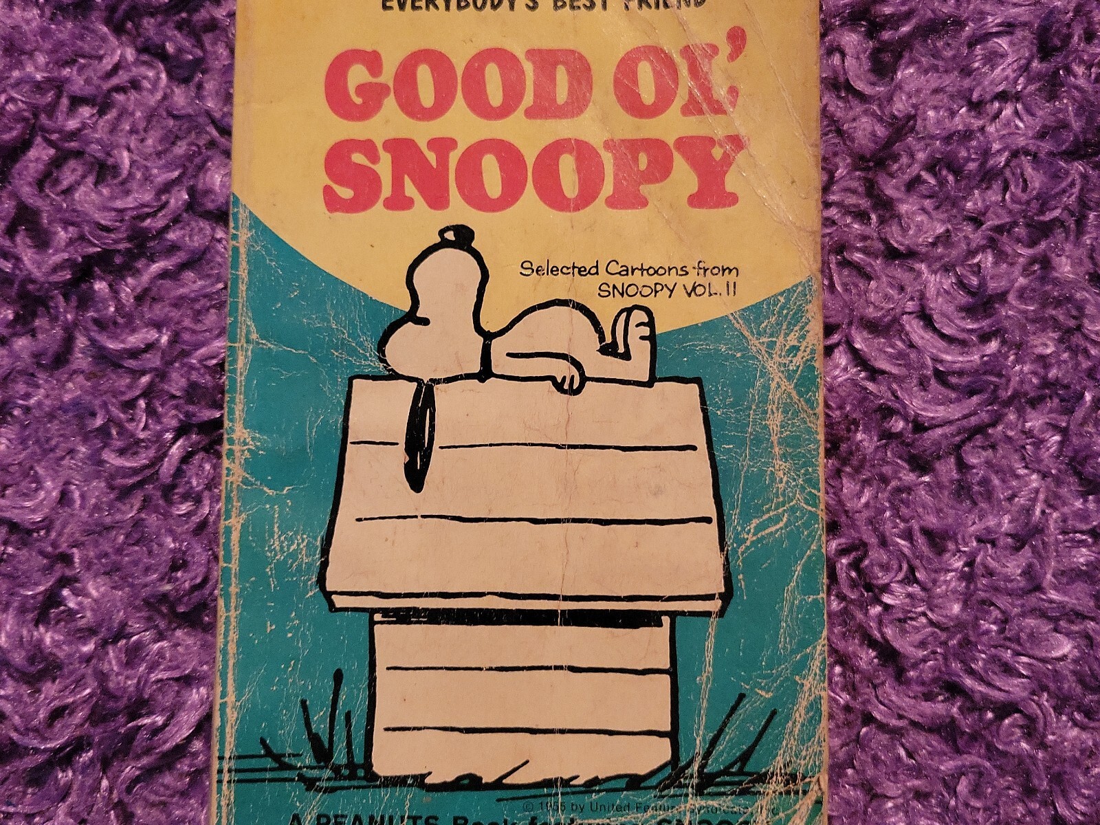 GOOD OL‘ SNOOPY CHARLES M SCHULZ CHARLIE BROWN BOOK 1955 1957 PEANUTS SUPER RARE