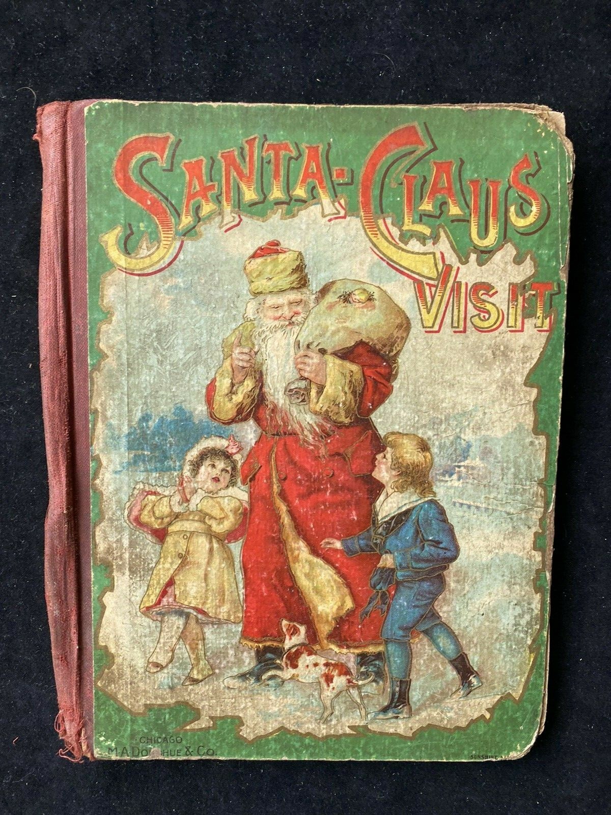 Vintage A Visit to Santa Claus Rare Book 