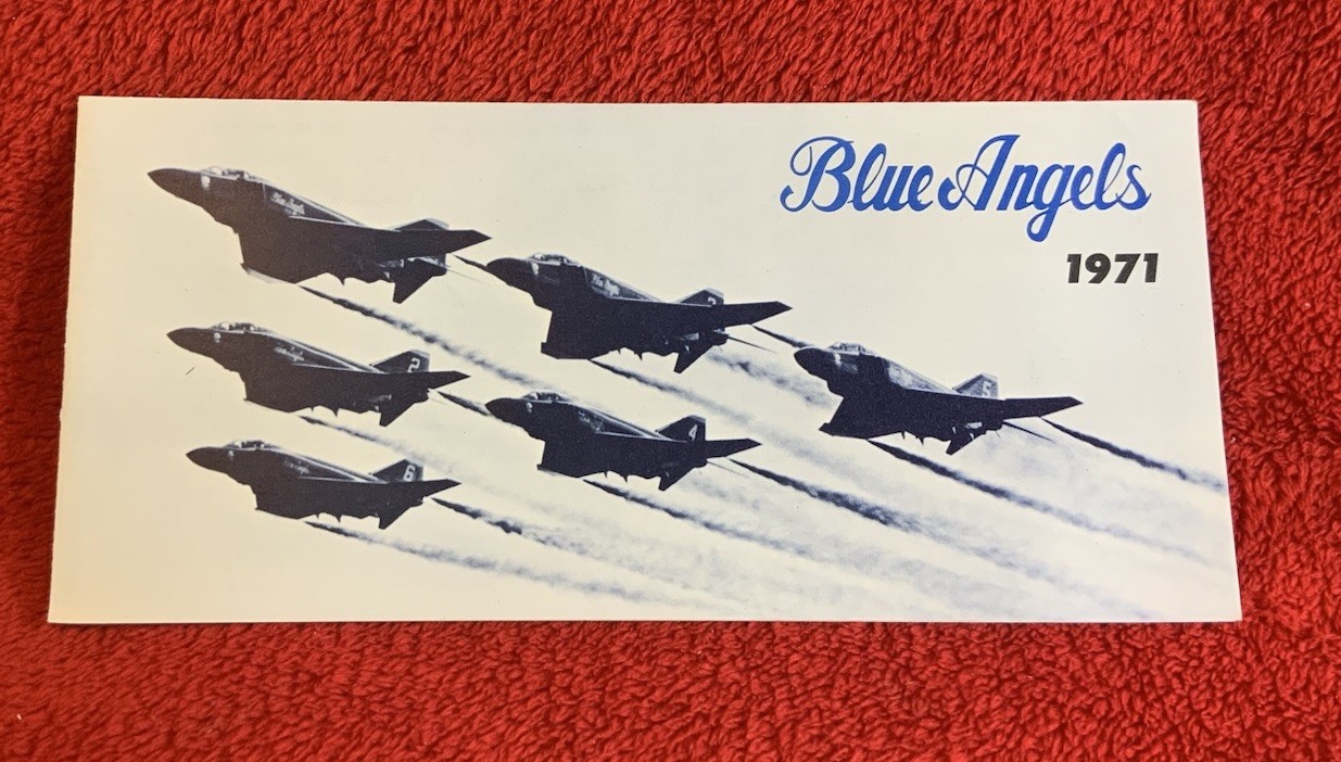 Vintage 1971 Blue Angels Air Show Brochure 1946-1971 25 Yrs of Precision Flying