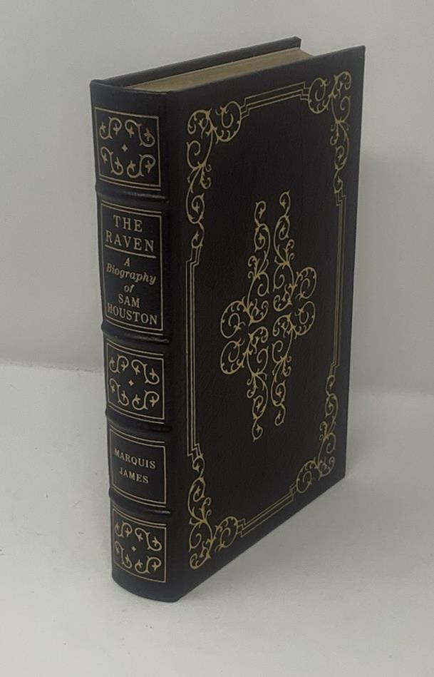 The Raven A Biography of Sam Houston Marquis James Easton Press Leather Bound E3