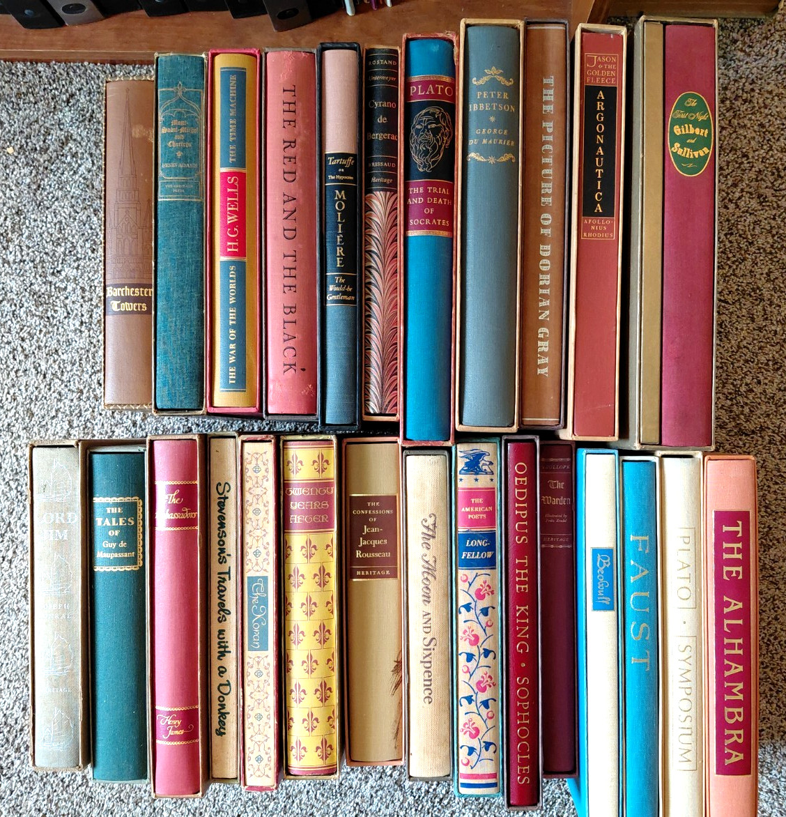 Heritage Press / Book Club: Vintage 26 Book Lot w/slipcases – Beautiful Set