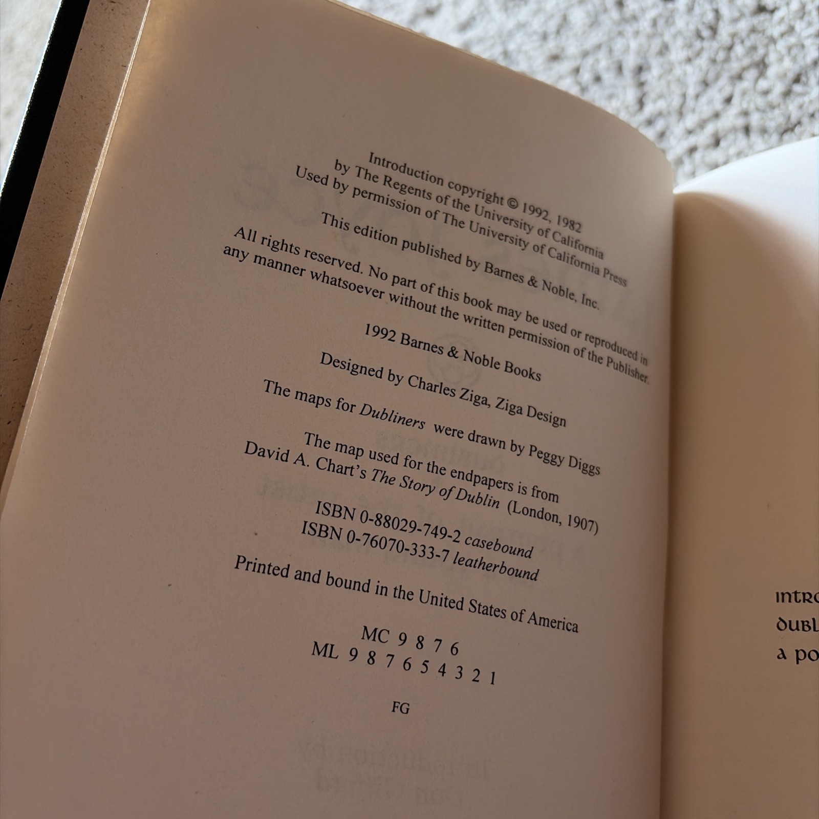 Dubliners & Portrait by James Joyce Collector Barnes & Noble Classic Books 1992